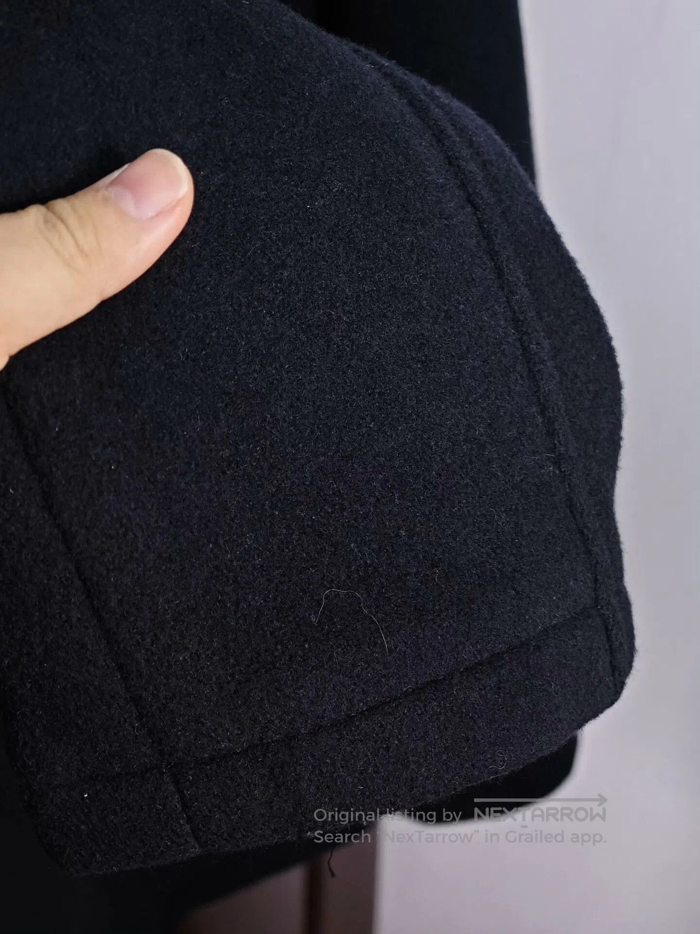 Japanese Brand Italian Wool Cashmere Double-Faced Jacket. Size US M / EU 48-50 / 2 - 3 Thumbnail