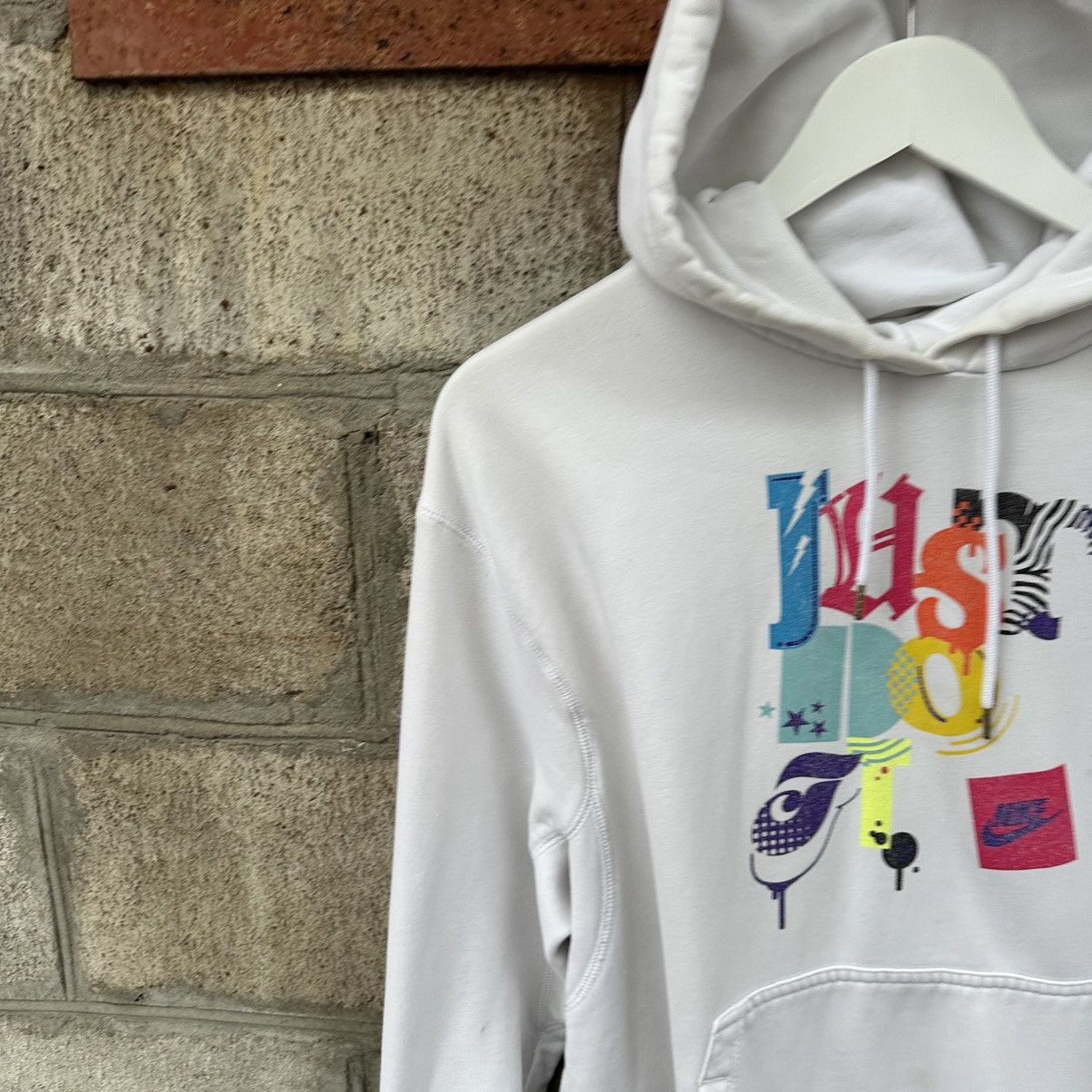 Nike VTG Nike Just Do It Hoodie Size XL Y2K 00s USA Hype Trend Size US XL / EU 56 / 4 - 5 Thumbnail