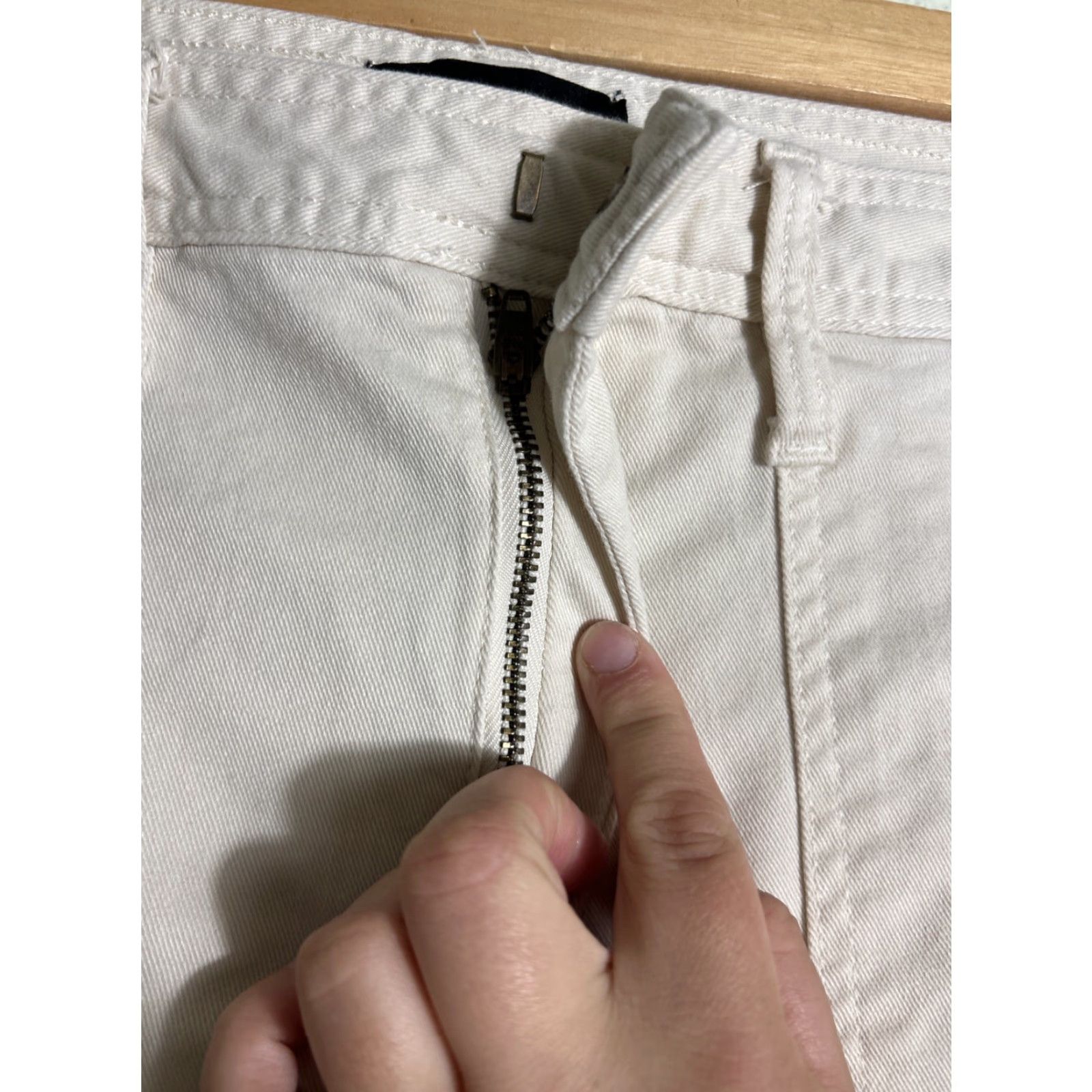 Banana Republic Banana Republic High Rise Cargo Pant Cotton Size 6 Cream Ivory Women Pants 30x30x25 Cargo High Rise Womens Size 28" / US 6 / IT 42 - 7 Thumbnail