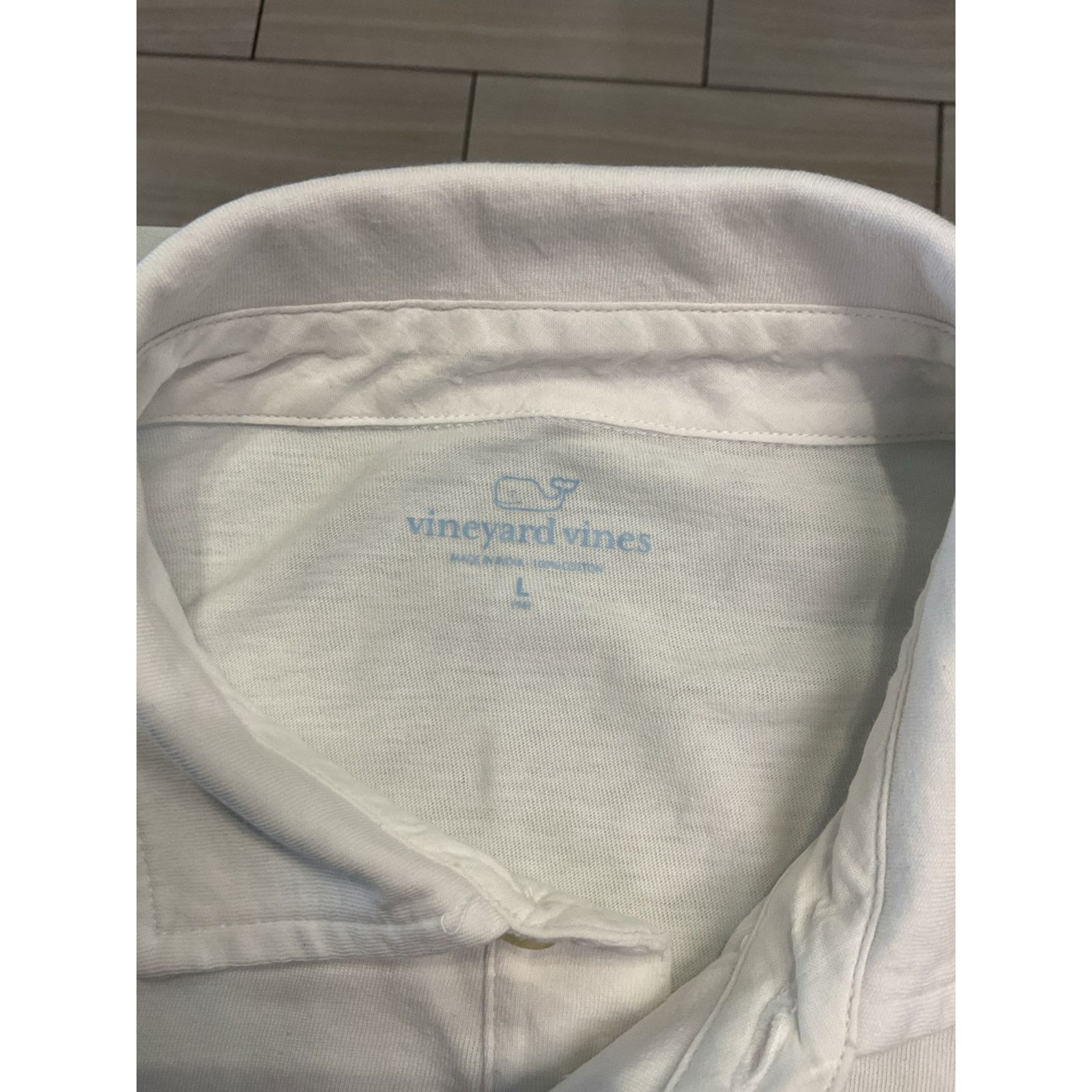 Vineyard Vines Youth Vineyard Vines Blue Stripe Pocket Polo Shirt Size US L / EU 52-54 / 3 - 3 Thumbnail