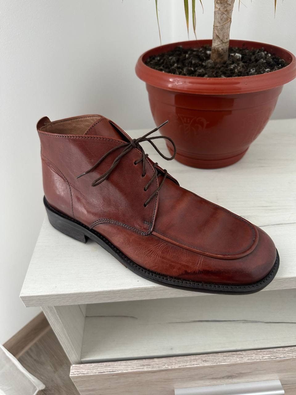 Leather × Vintage Vintage King Street Brown Leather Mens Very Rare Boots Size US 8 / EU 41 - 9 Thumbnail