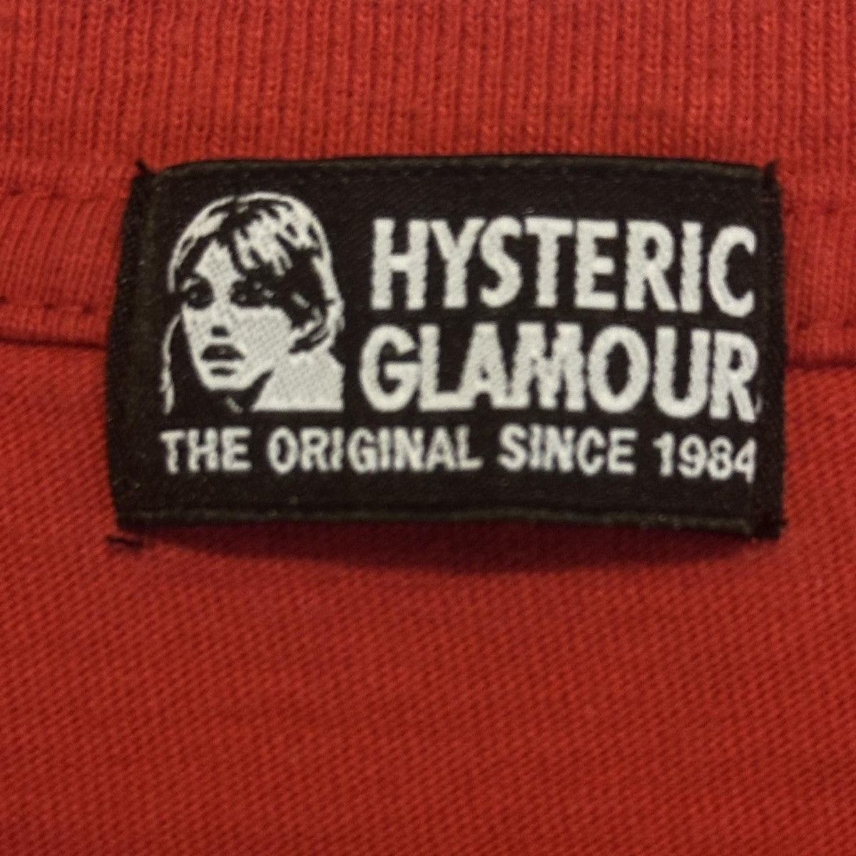 Hysteric Glamour × The Rolling Stones Hysteric Glamour ‘Metal’ Font Rare Red Longsleeve Size US XS / EU 42 / 0 - 4 Thumbnail