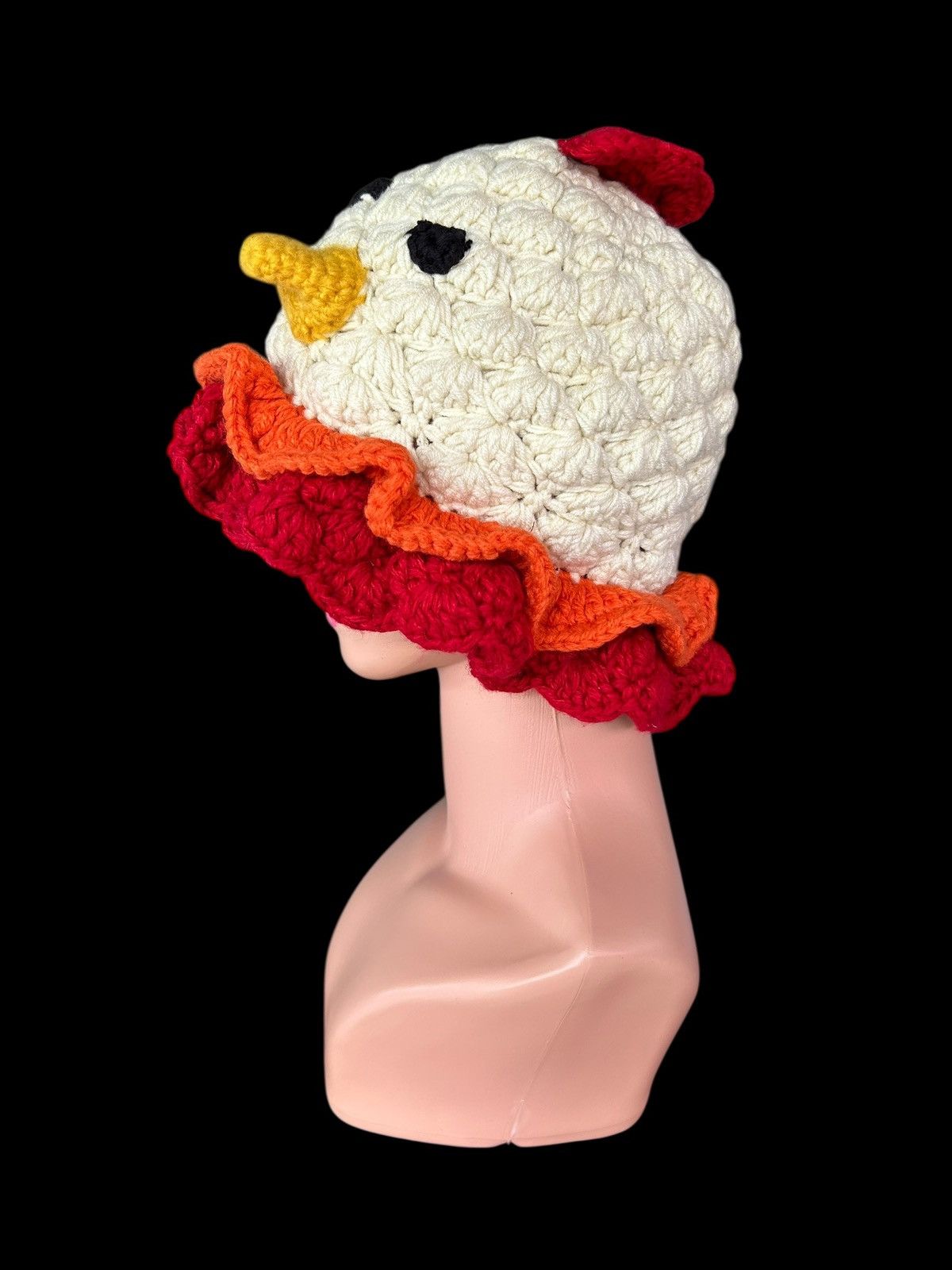 Japanese Brand × Kapital × Vintage Crochet Knitted Handmade Beanie Hats Size ONE SIZE - 2 Thumbnail