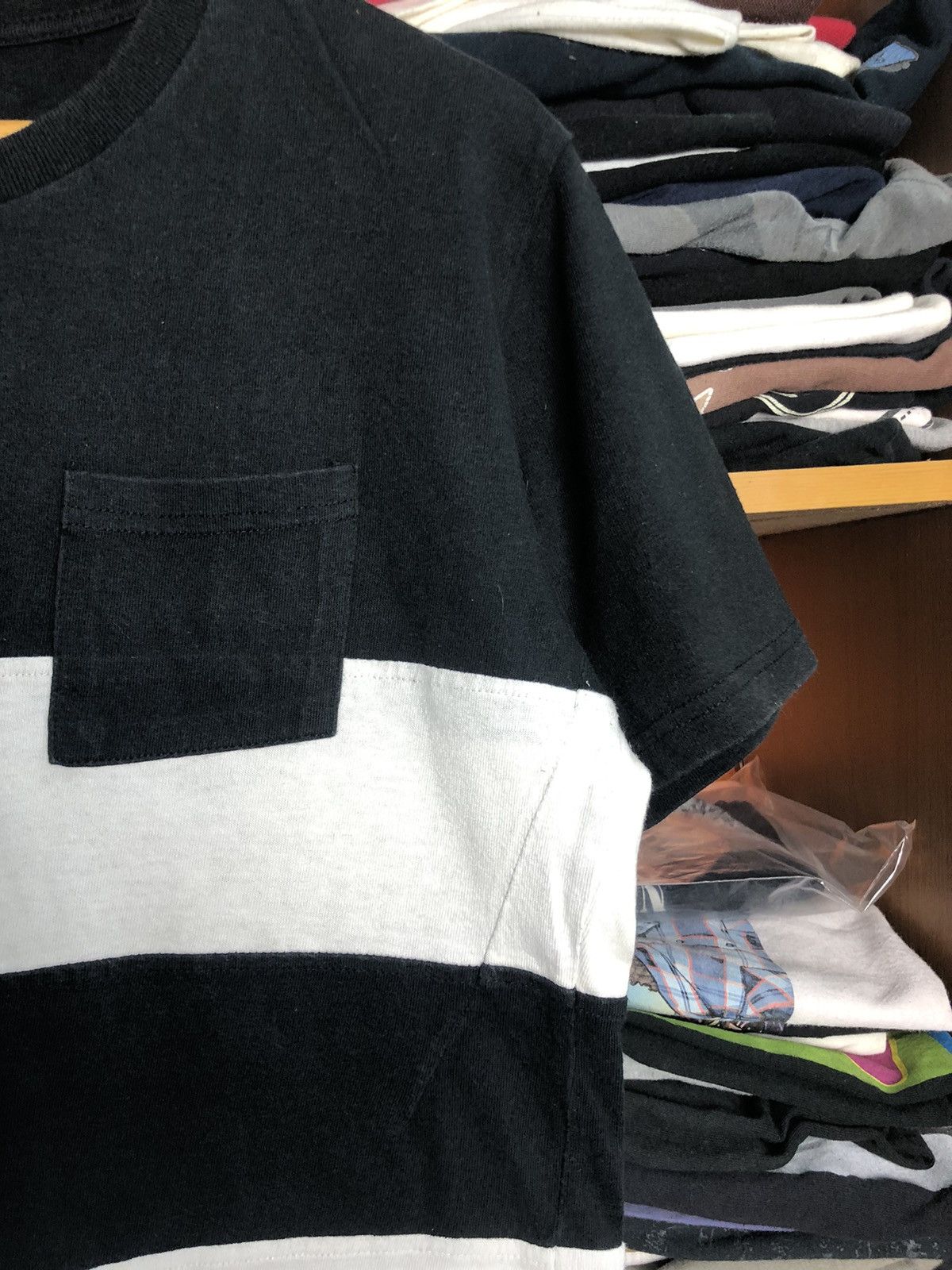 Number (N)ine Number (N)ine Pocket Stripe Tshirt Size US M / EU 48-50 / 2 - 2 Thumbnail