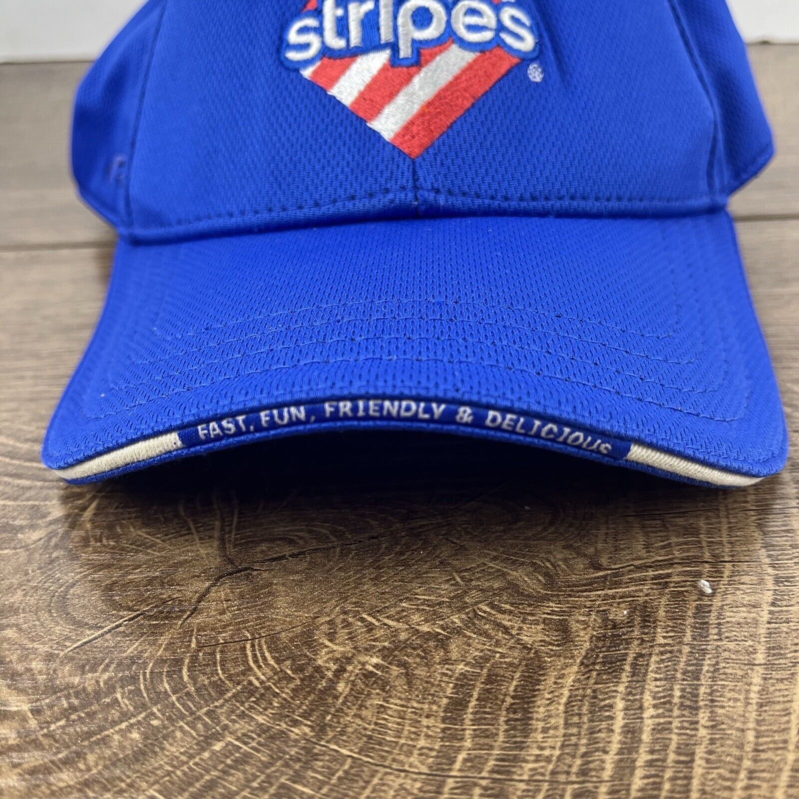 Other Stripes Hat Stripes Restaurant Hat Blue Cap Adjustable Blue Size ONE SIZE - 8 Thumbnail