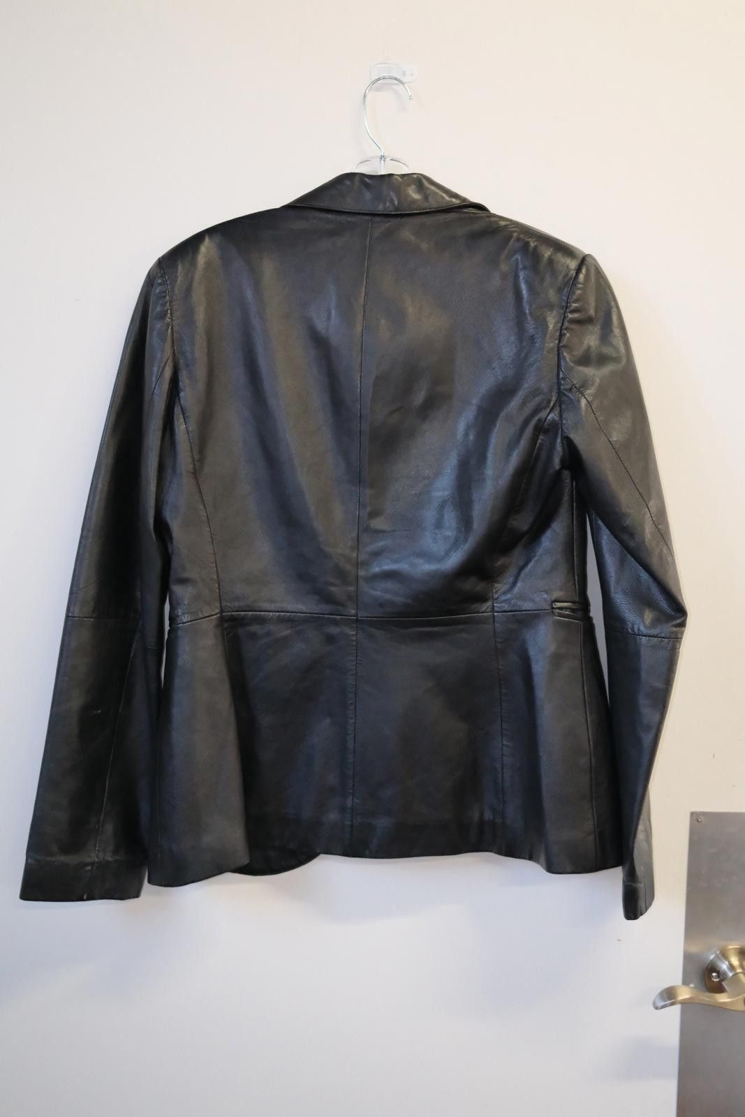 Versace 90's Versace Jeans Couture Leather Blazer Jacket Size ONE SIZE - 2 Thumbnail