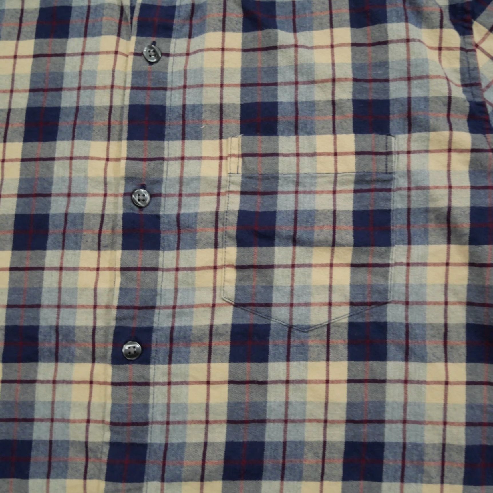Bonobos Bonobos Shirt Mens L Blue Plaid Button-Up Slim Fit Lightweight Flannel Size US L / EU 52-54 / 3 - 3 Thumbnail
