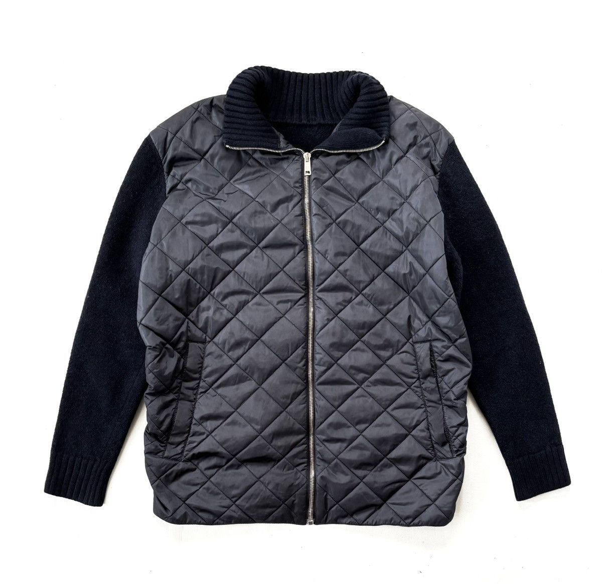 Prada Prada Quitted Wool Zip Jacket Size US XS / EU 42 / 0 - 1 Thumbnail