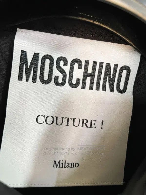 Moschino Moschino Black Cotton Long Sleeve Shirt . Size US M / EU 48-50 / 2 - 4 Thumbnail