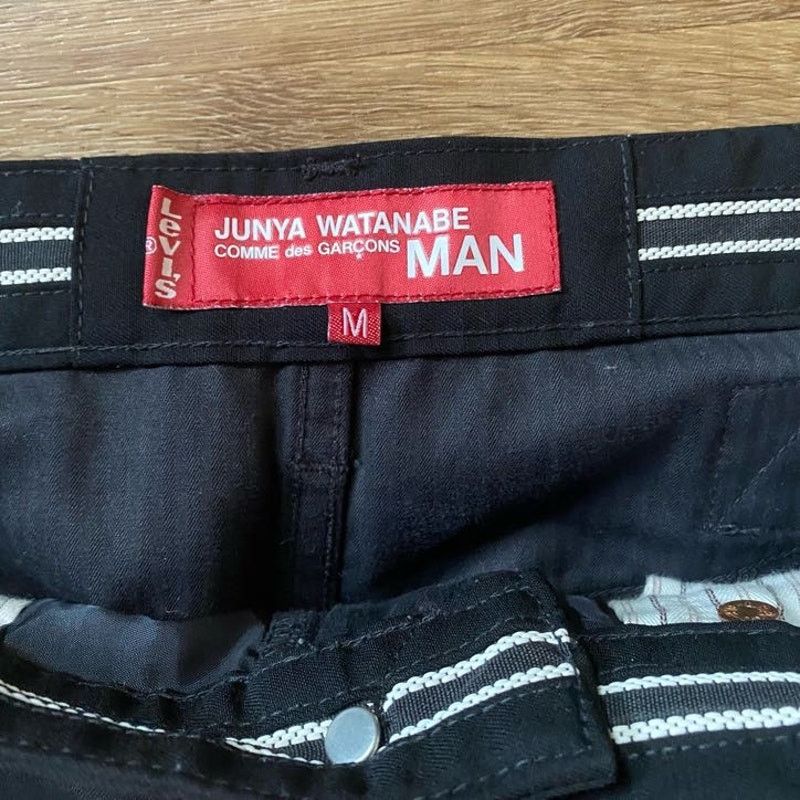 Comme des Garcons × Junya Watanabe × Levi's Junya Watanabe Comme Des Garcons x Levi's Black Pants Size US 32 / EU 48 - 2 Thumbnail