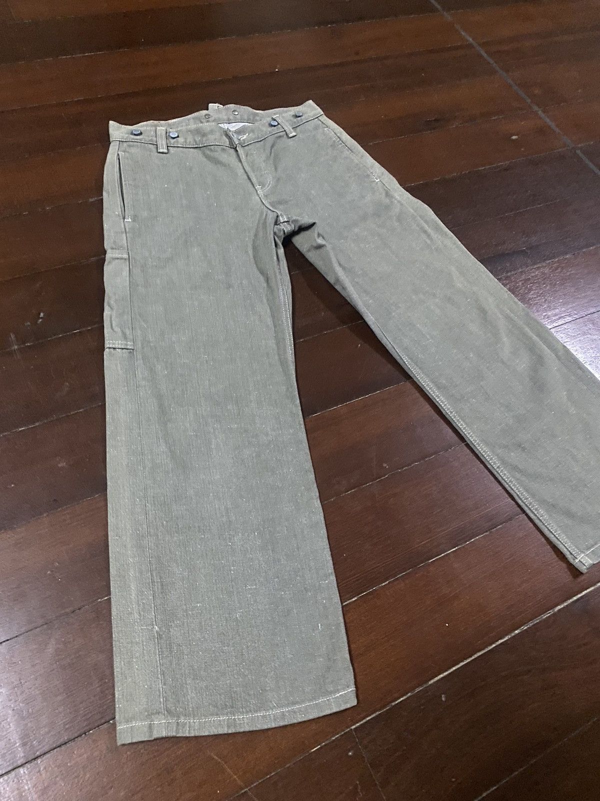 Margaret Howell FIRE 🔥 EDWIN X MARGARET HOWELL CARPENTER WIDE LEG BAGGY Size US 32 / EU 48 - 4 Thumbnail
