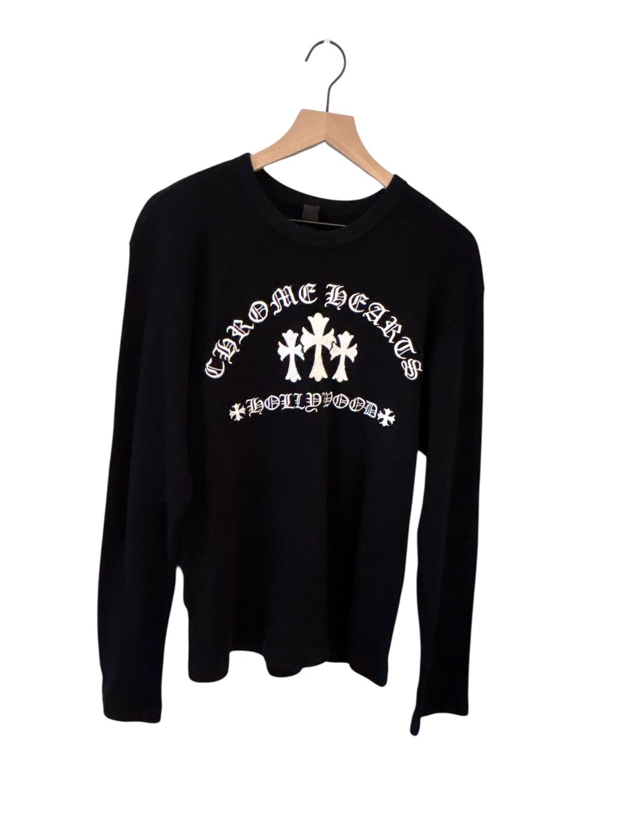 Chrome Hearts Chrome Hearts Triple Cross Black Thermal Long Sleeve Large Size US L / EU 52-54 / 3 - 1 Thumbnail