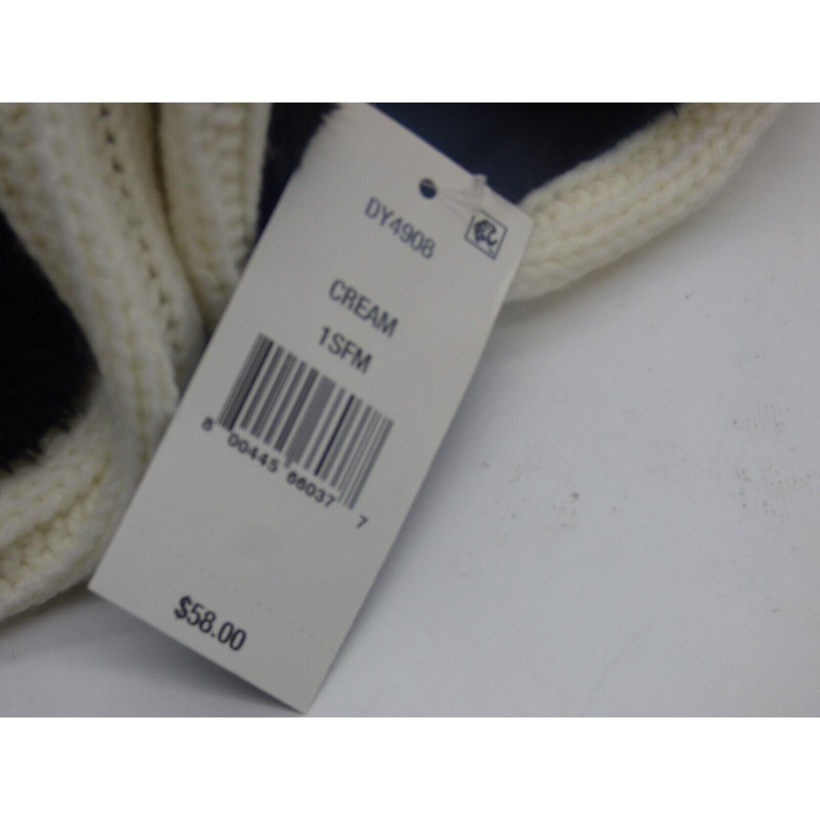 DKNY KNY Fleece-Lined Knit Infinity Scarf, Cream Size ONE SIZE - 12 Thumbnail