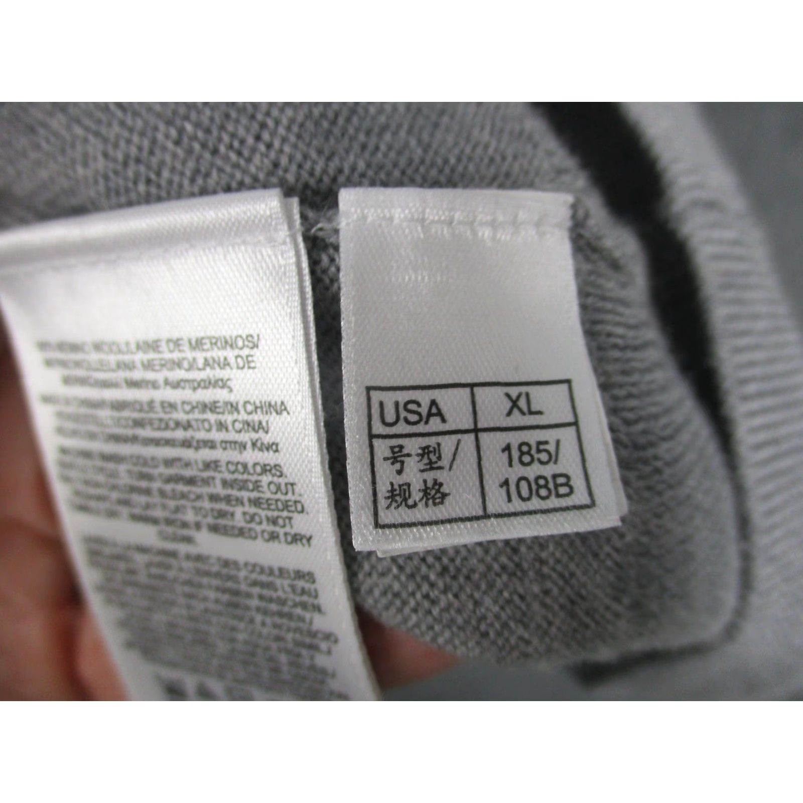 Brooks Brothers Brooks Brothers Sweater Mens XL Gray 100% Merino Wool V Neck Italian Yarn Size US XL / EU 56 / 4 - 7 Thumbnail