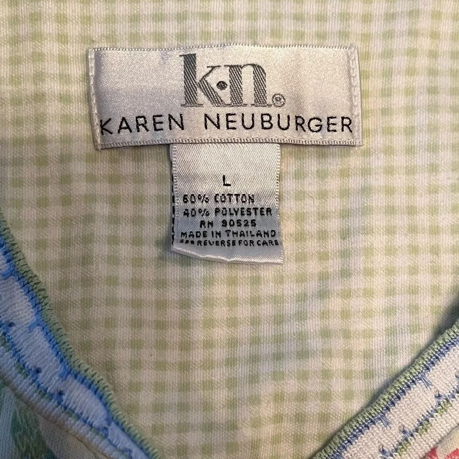 The Unbranded Brand Karen Neuburger floral print nightshirt, size Large Size L / US 10 / IT 46 - 3 Thumbnail