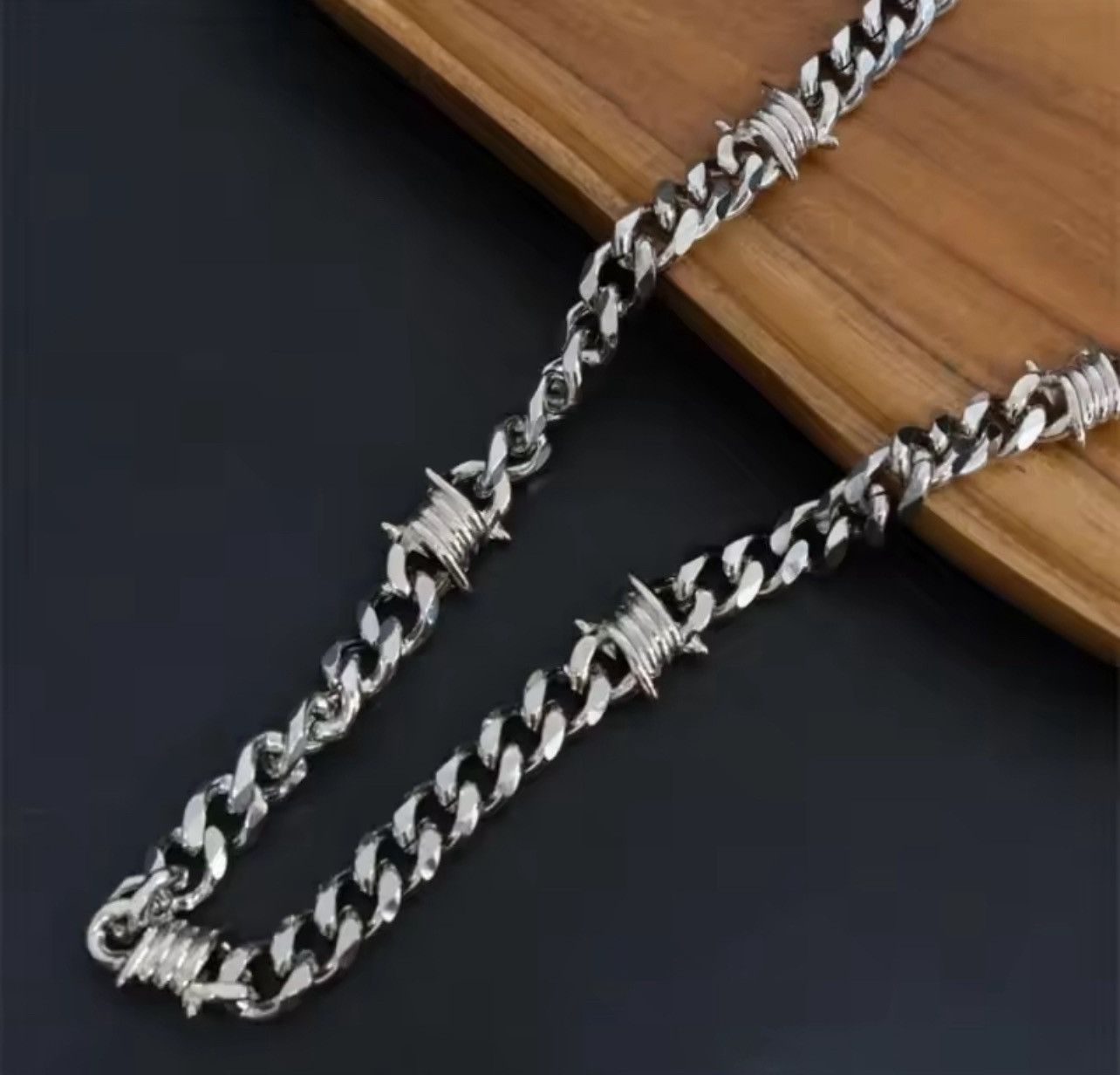 Vintage Round Clasp Cuban Wallet Chain Size ONE SIZE - 4 Thumbnail