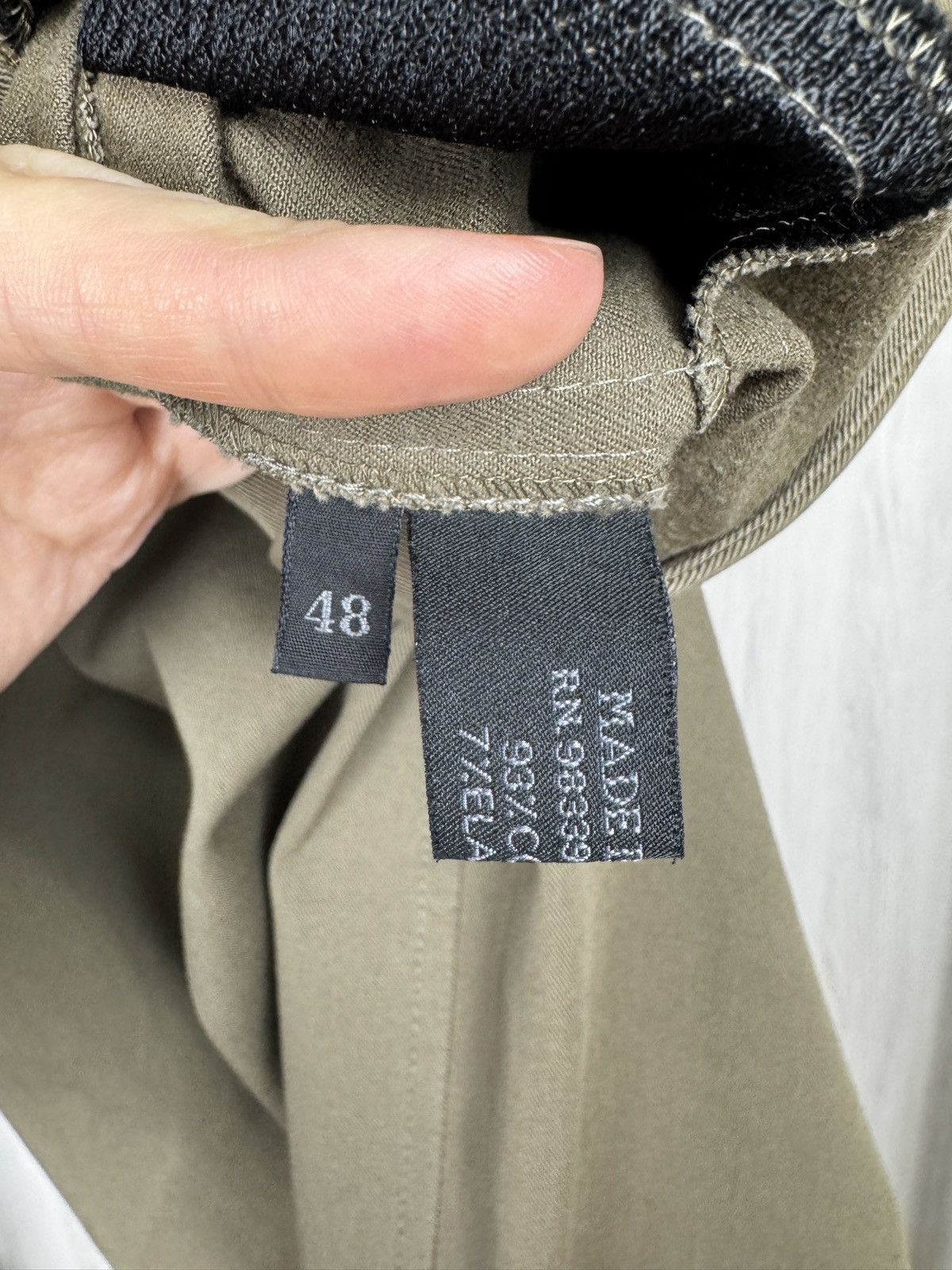 Prada Prada Milano Linea Rossa vintage khaki green chino pants Size US 32 / EU 48 - 9 Thumbnail