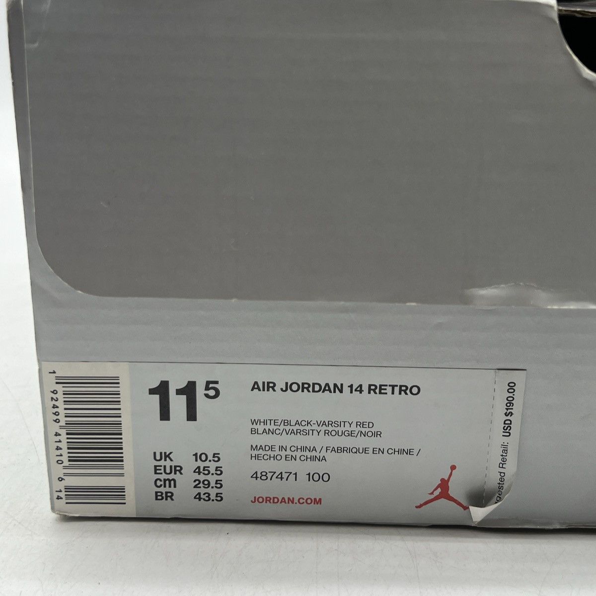 Jordan Brand Air Jordan 14 candy cane Size US 11.5 / EU 44-45 - 6 Thumbnail