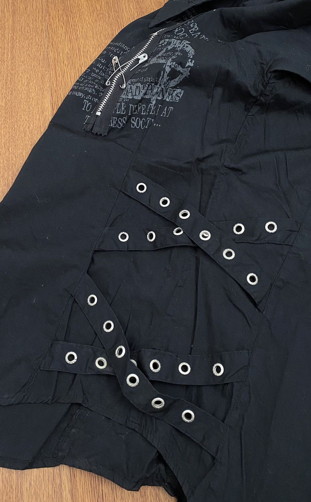 If Six Was Nine Mad Punk spider bondage shirt Size US M / EU 48-50 / 2 - 6 Thumbnail