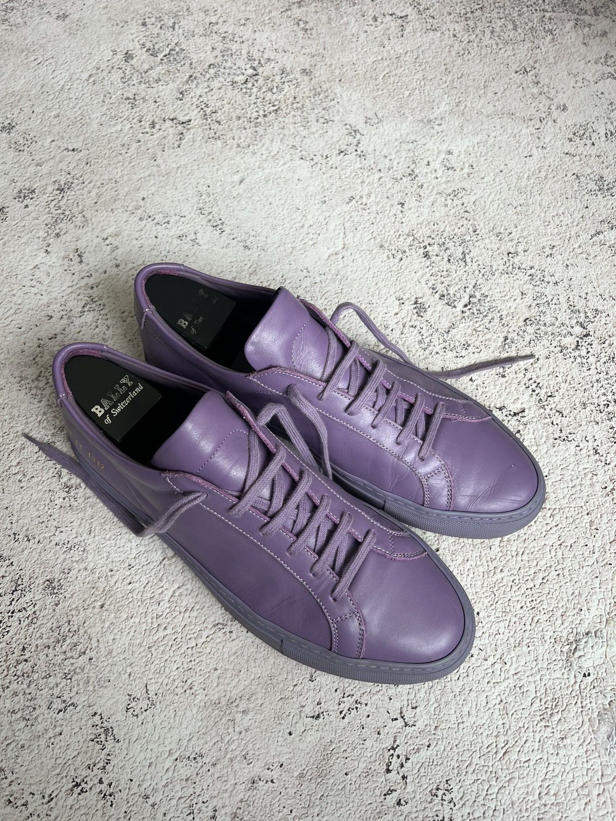 Common Projects Common Projects Low Top Sneakers Leather Violet Size US 11 / IT 41 - 9 Thumbnail