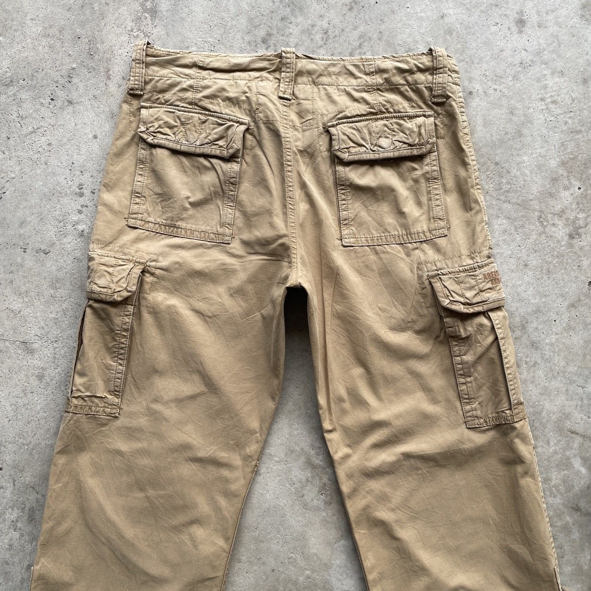 Abercrombie & Fitch × Vintage Abercrombie And Fitch Faded Cargo Pants Tactical W38x31 Size US 38 / EU 54 - 12 Thumbnail