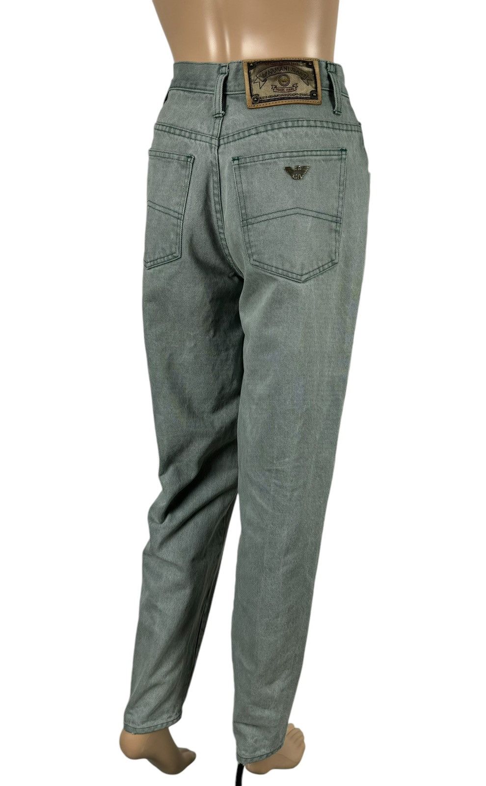 Armani × Vintage 1980s Armani Jeans High Waist Jeans Tapered size 28 Vintage Size 28" / US 6 / IT 42 - 7 Thumbnail