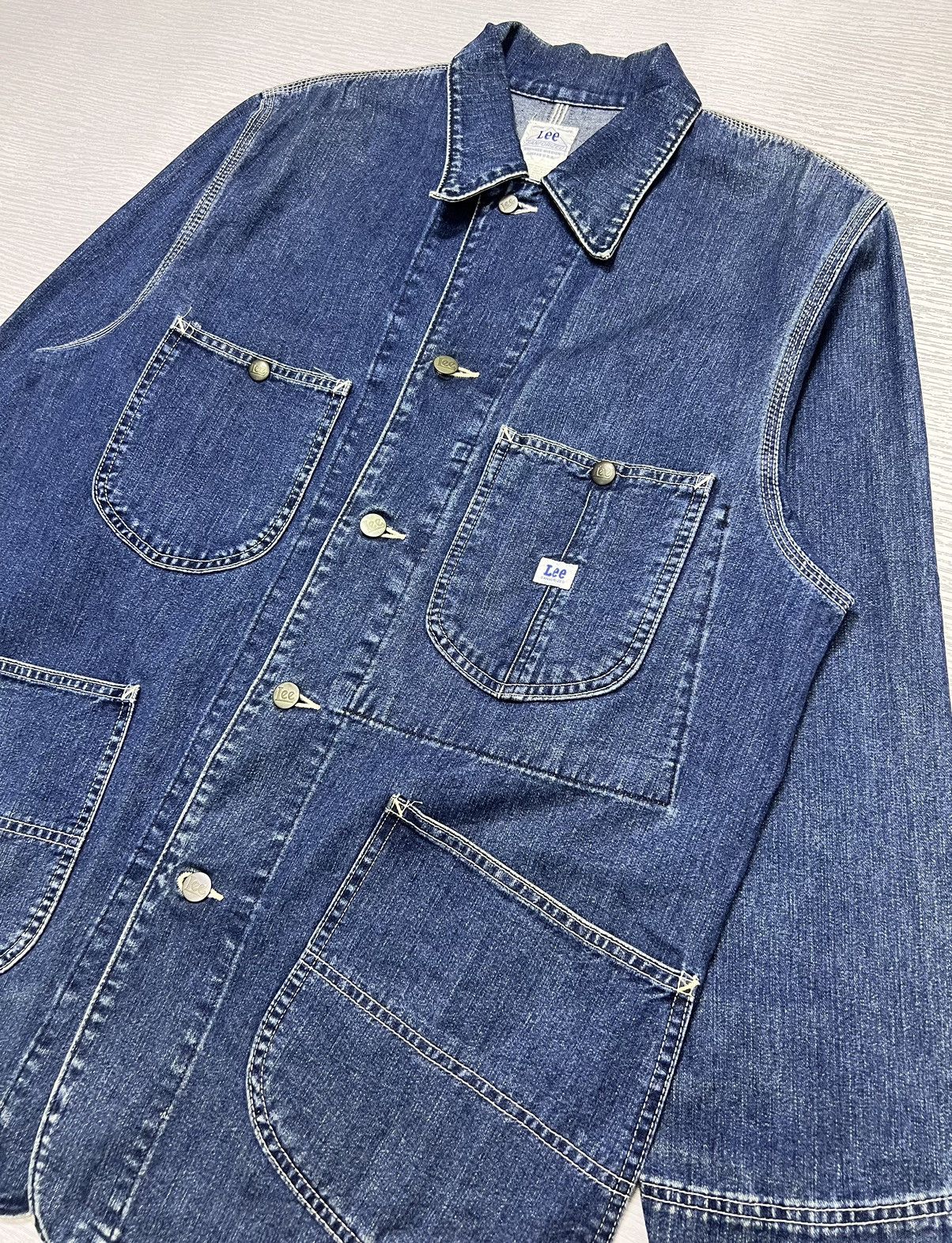 Lee Vintage Lee 0412 Repro Sanforized Chore Scovill Denim Jacket Size US M / EU 48-50 / 2 - 5 Thumbnail
