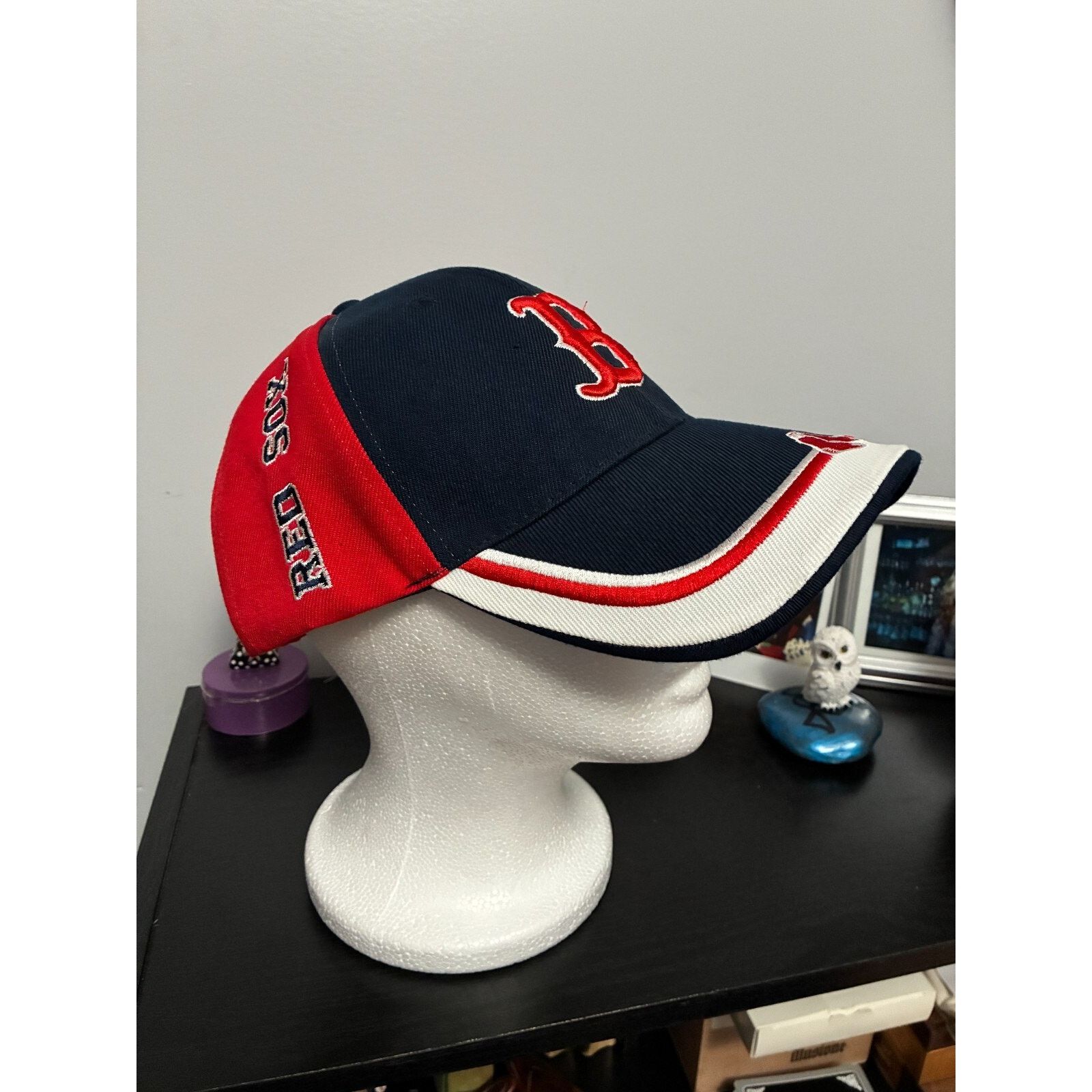 47 Brand Boston Red Sox Baseball Cap – Embroidered “B” & Sox Logo Size ONE SIZE - 3 Thumbnail