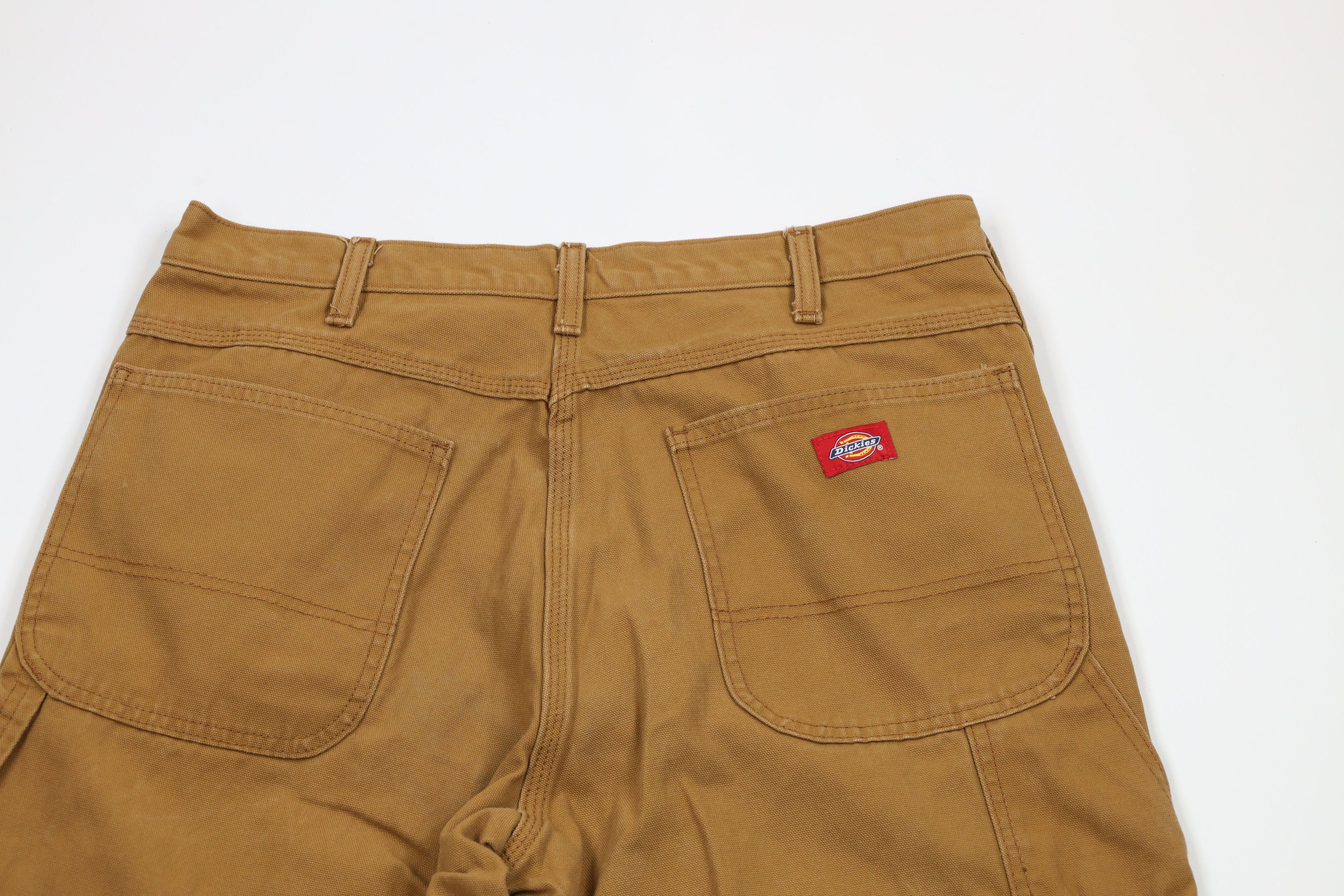 Dickies × Vintage Vintage Dickies Out Wide Leg Canvas Dungaree Pants Brown Size US 34 / EU 50 - 8 Thumbnail