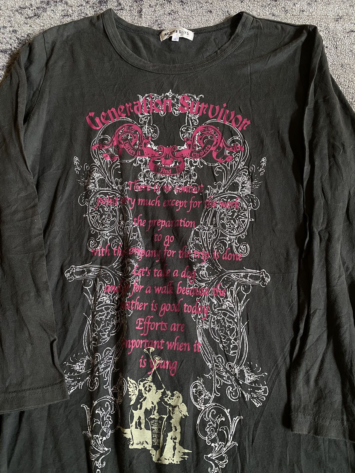 Hysteric Glamour × If Six Was Nine × Japanese Brand Y2k Active days ifsixwasnine skull long sleeve Size US L / EU 52-54 / 3 - 2 Thumbnail