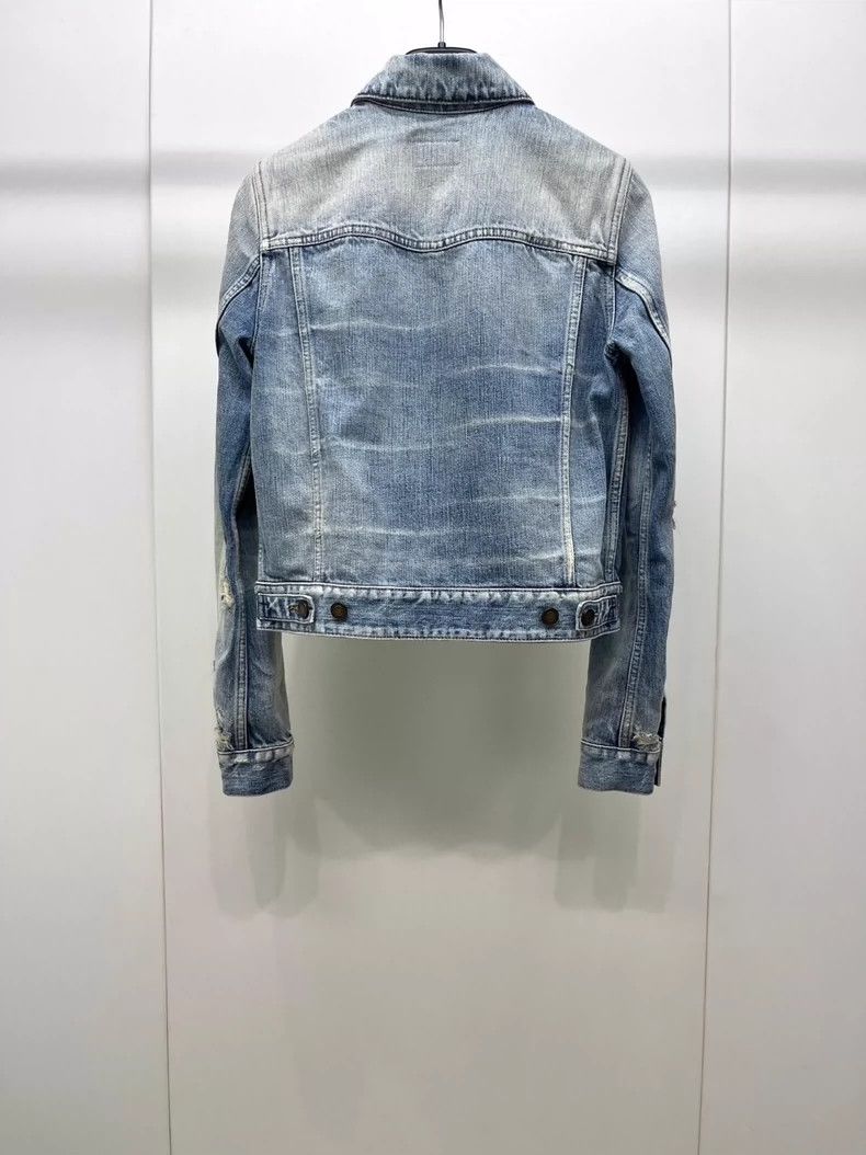 Yves Saint Laurent saint laurent Anchor denim jacket 2501-Nextarrow Size US S / EU 44-46 / 1 - 2 Thumbnail