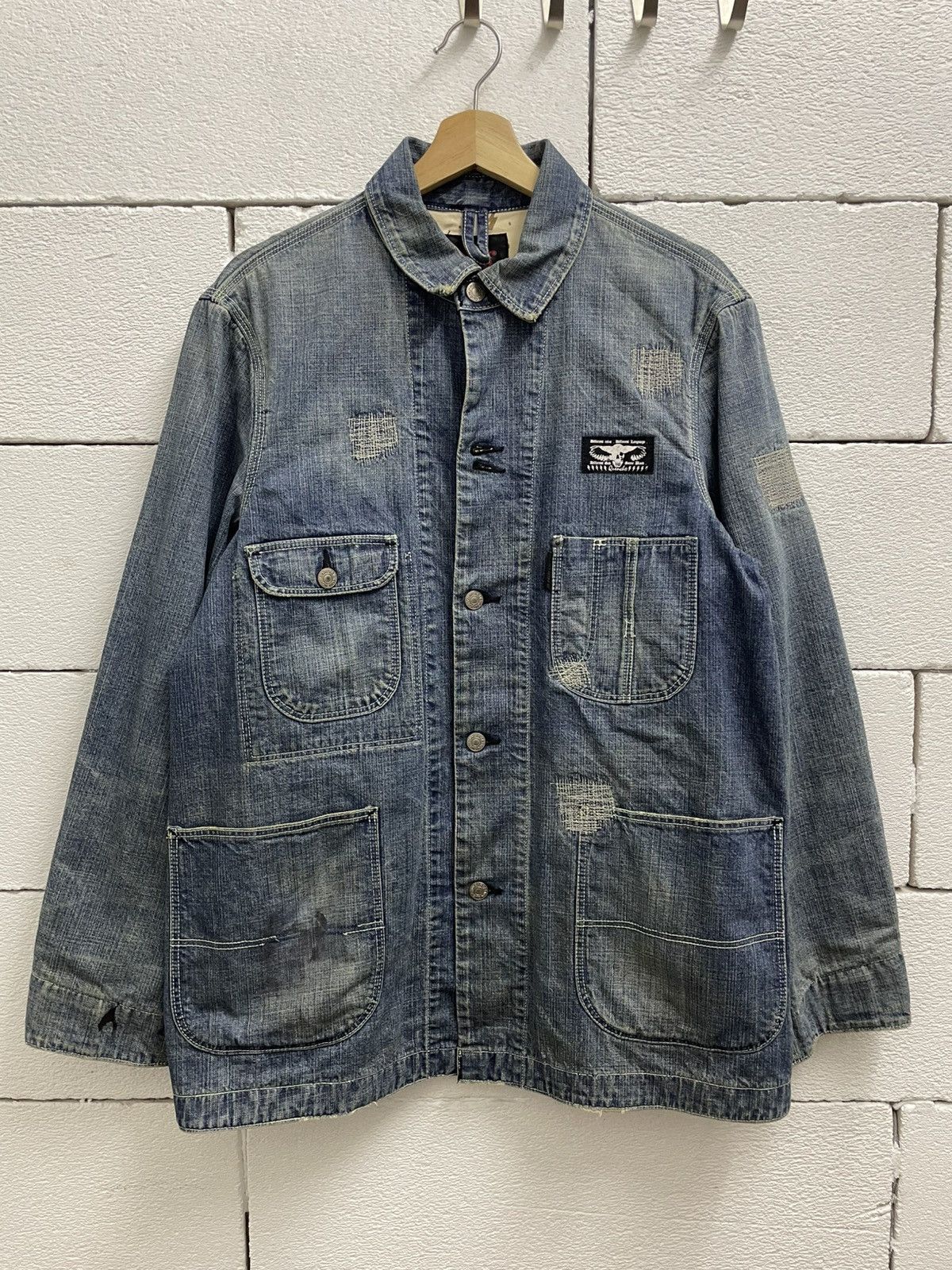 Vintage Vintage Workwear Quench Tokya Japan Chore Jackets Size US L / EU 52-54 / 3 - 1 Thumbnail