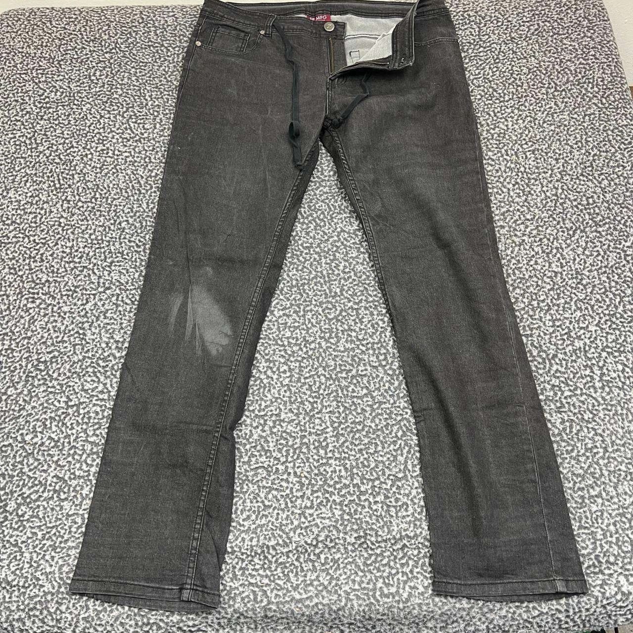 Other Footprint Manufacture Jeans Men 36x33 Black Denim Pants Size US 36 / EU 52 - 1 Thumbnail
