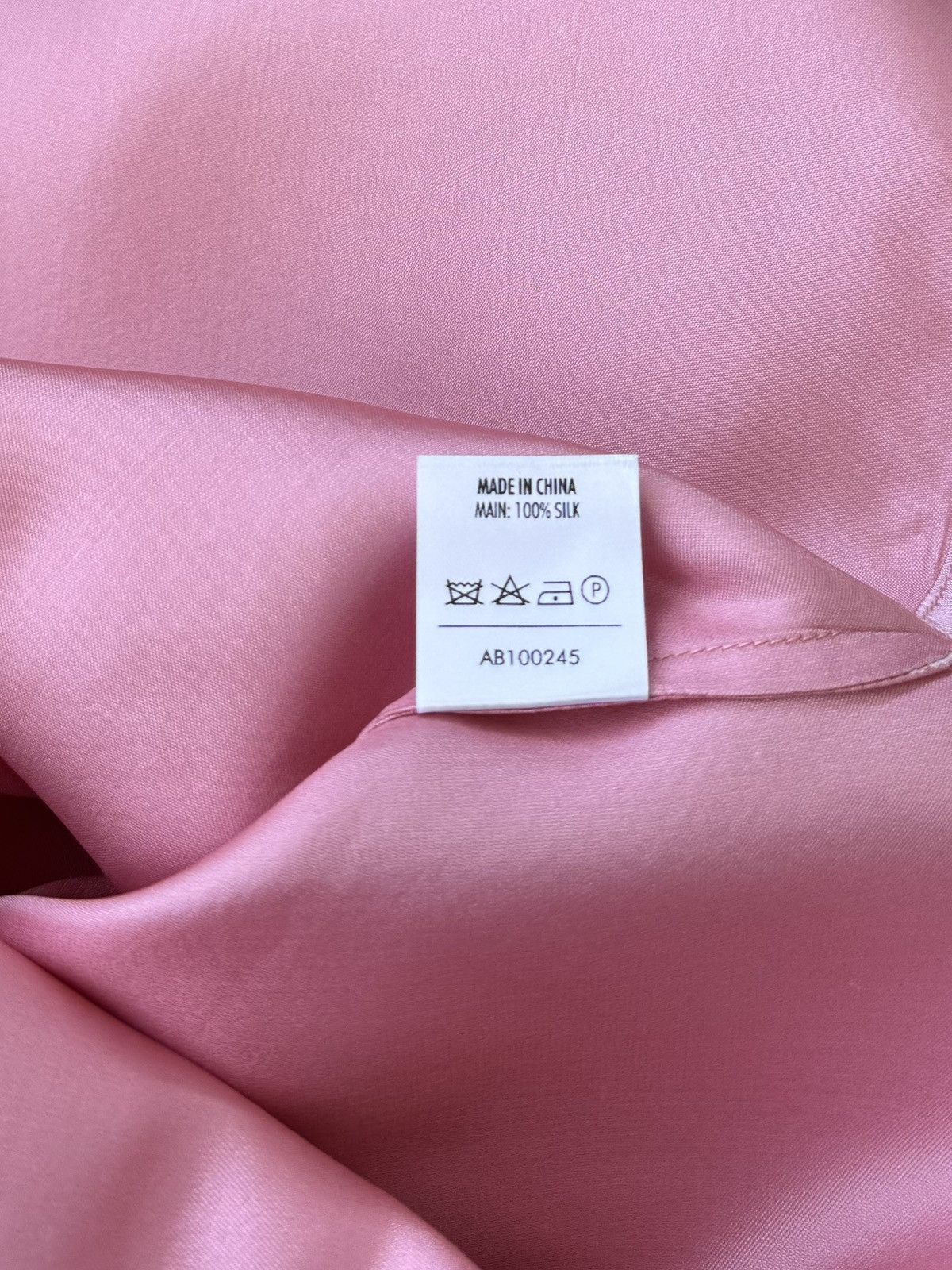Other Abadia oversized silk twill shirt in pink Size M / US 6-8 / IT 42-44 - 10 Thumbnail