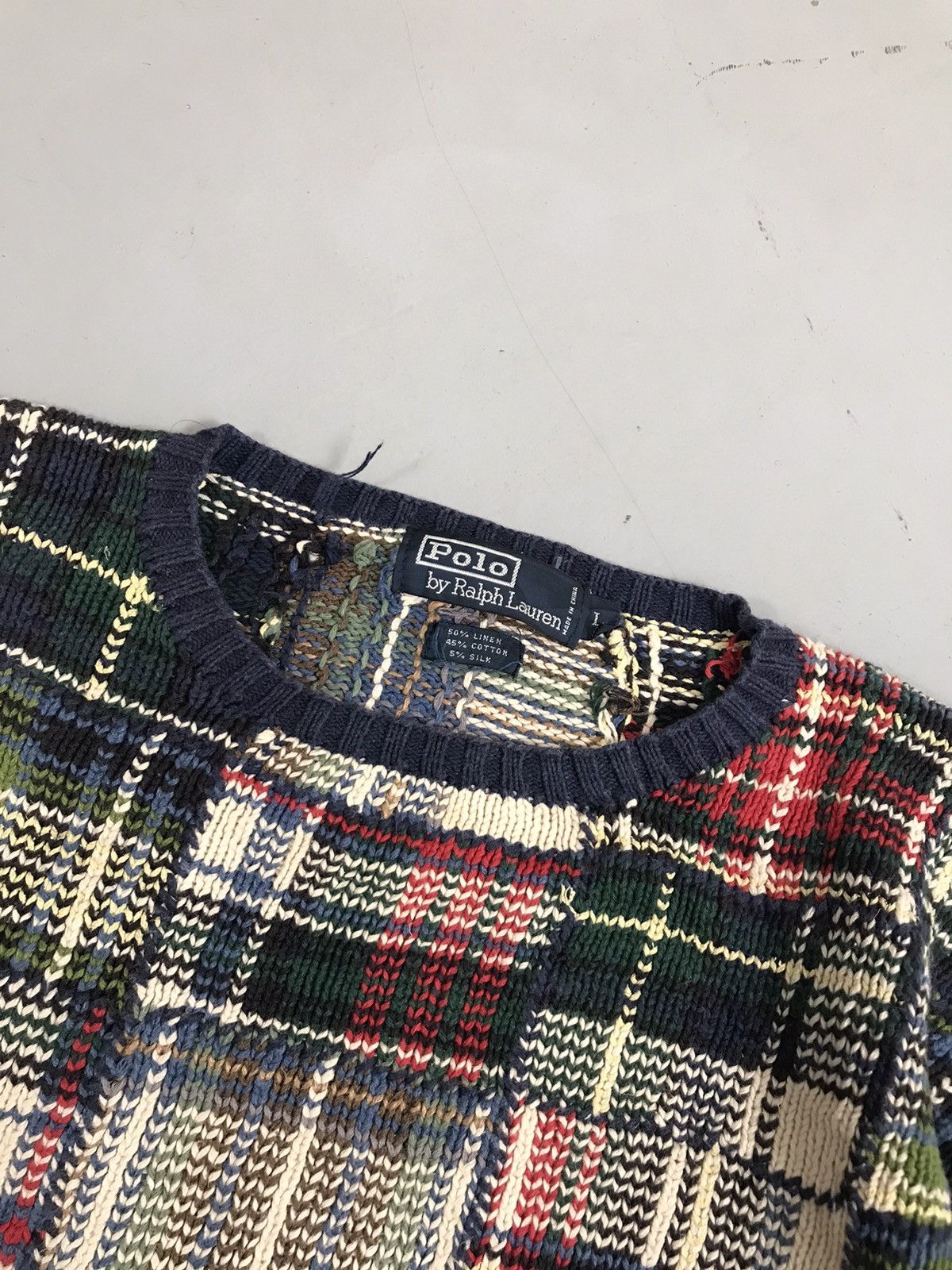 Polo Ralph Lauren Vintage polo Ralph Lauren knit sweater Size US L / EU 52-54 / 3 - 3 Thumbnail
