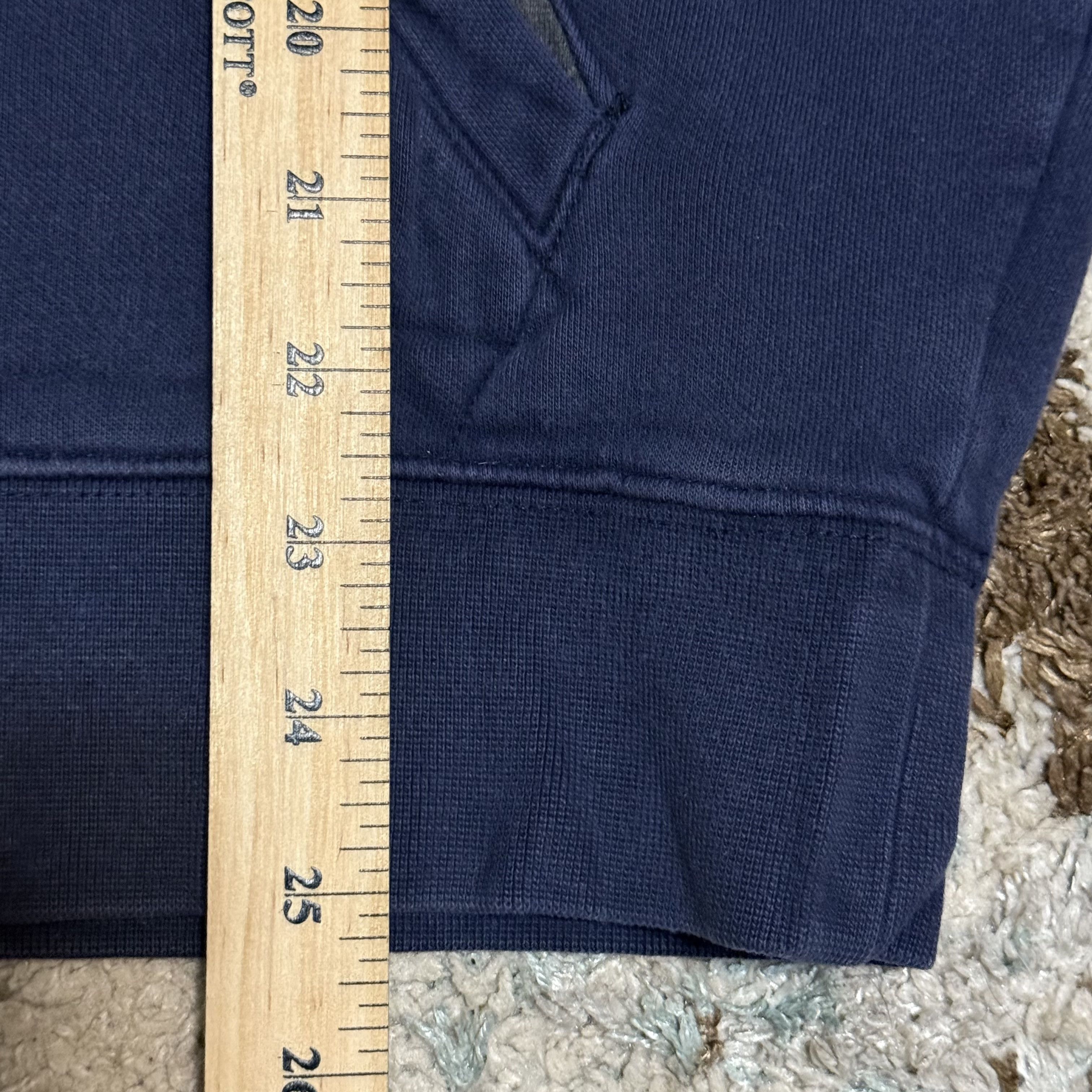 Nike × Vintage Vintage Nike Essential Hoodie Size Large Faded Navy Y2K Size US L / EU 52-54 / 3 - 6 Thumbnail