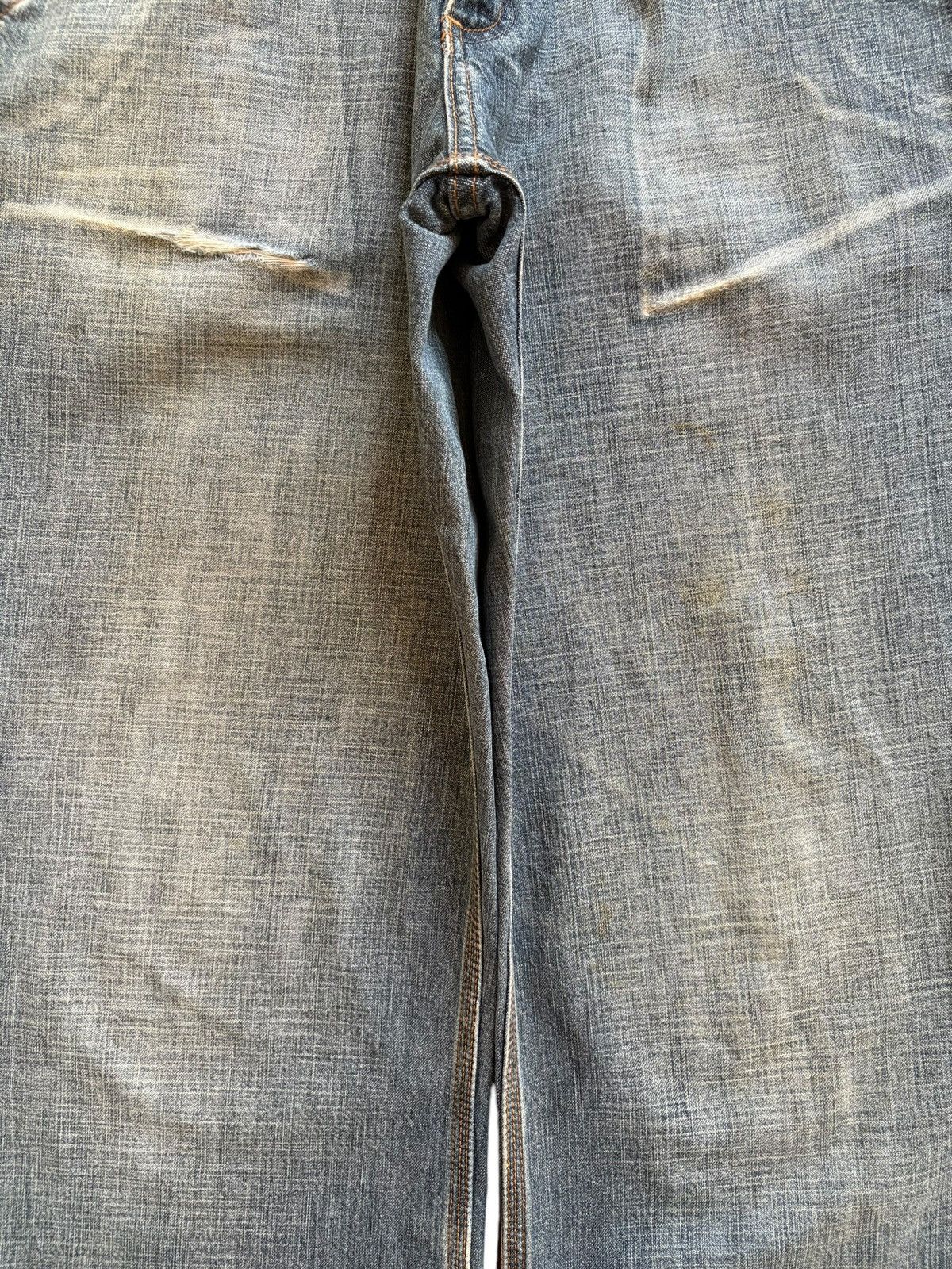 DKNY × Donna Karan Vintage DKNY Mud Wash Distressed Loose Baggy Jeans Size US 32 / EU 48 - 5 Thumbnail