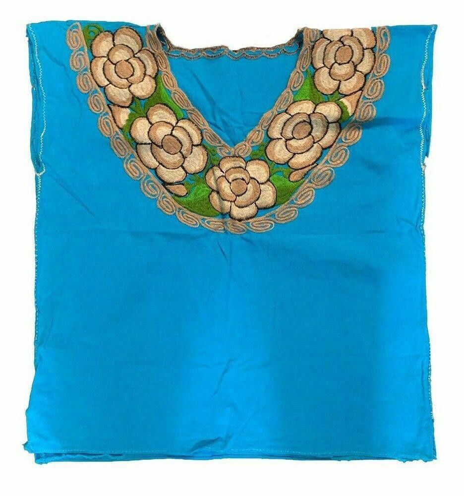 Designer Pre-Owned Blue Hand Made Embroidered Blouse M/L Size M / US 6-8 / IT 42-44 - 2 Thumbnail