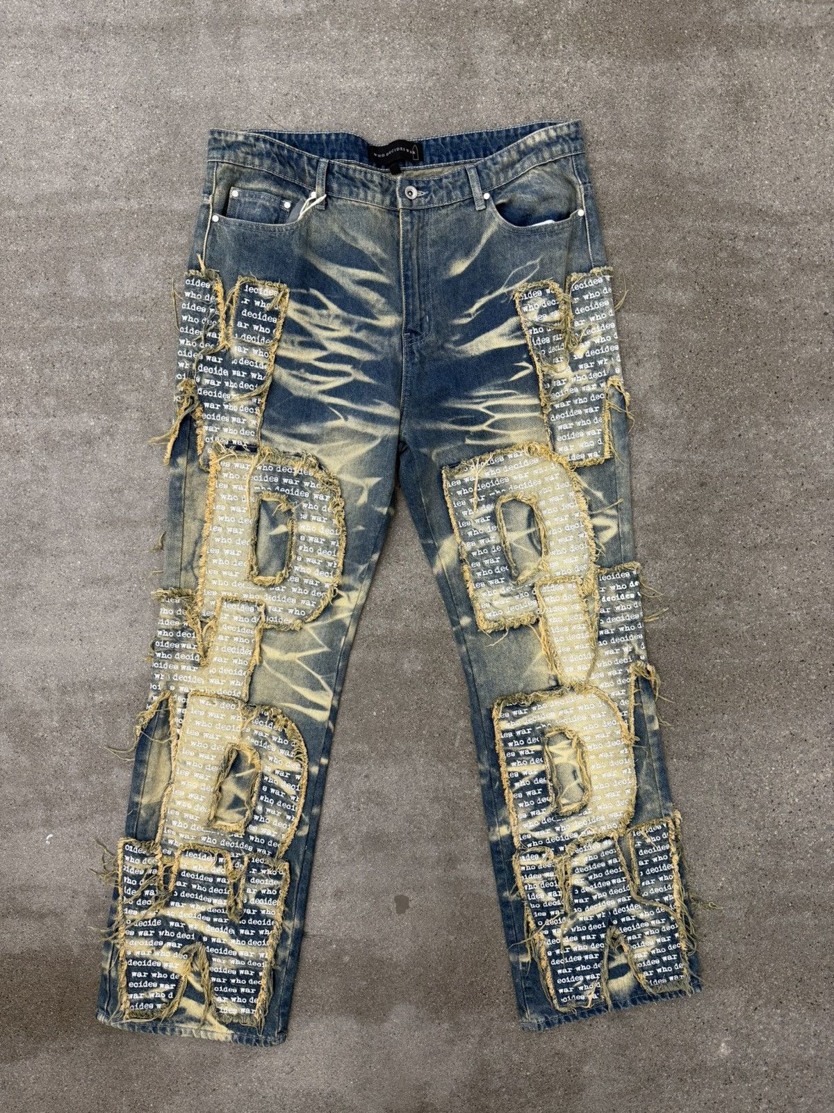 Who Decides War Who Decides War WDW Overlay Denim Size US 38 / EU 54 - 1 Thumbnail