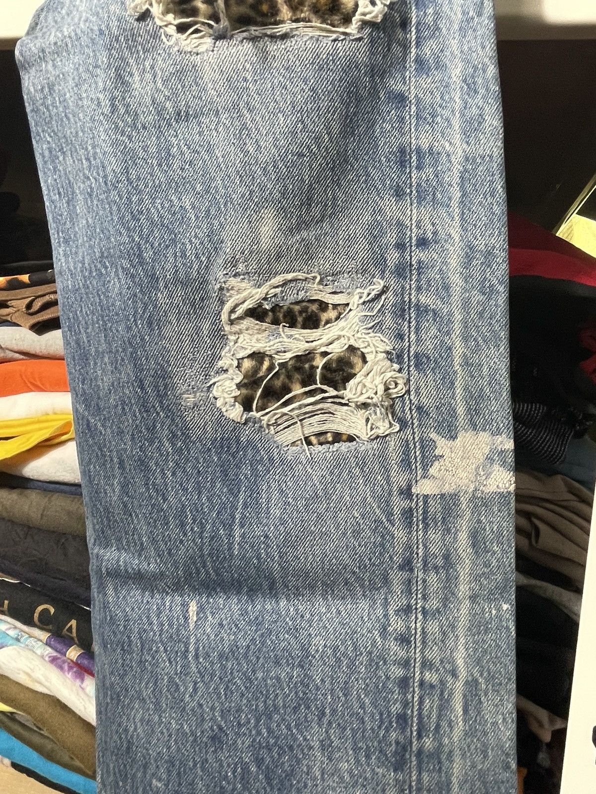 Levi's Vintage Distressed Levis 501 Jeans Size US 33 - 4 Thumbnail