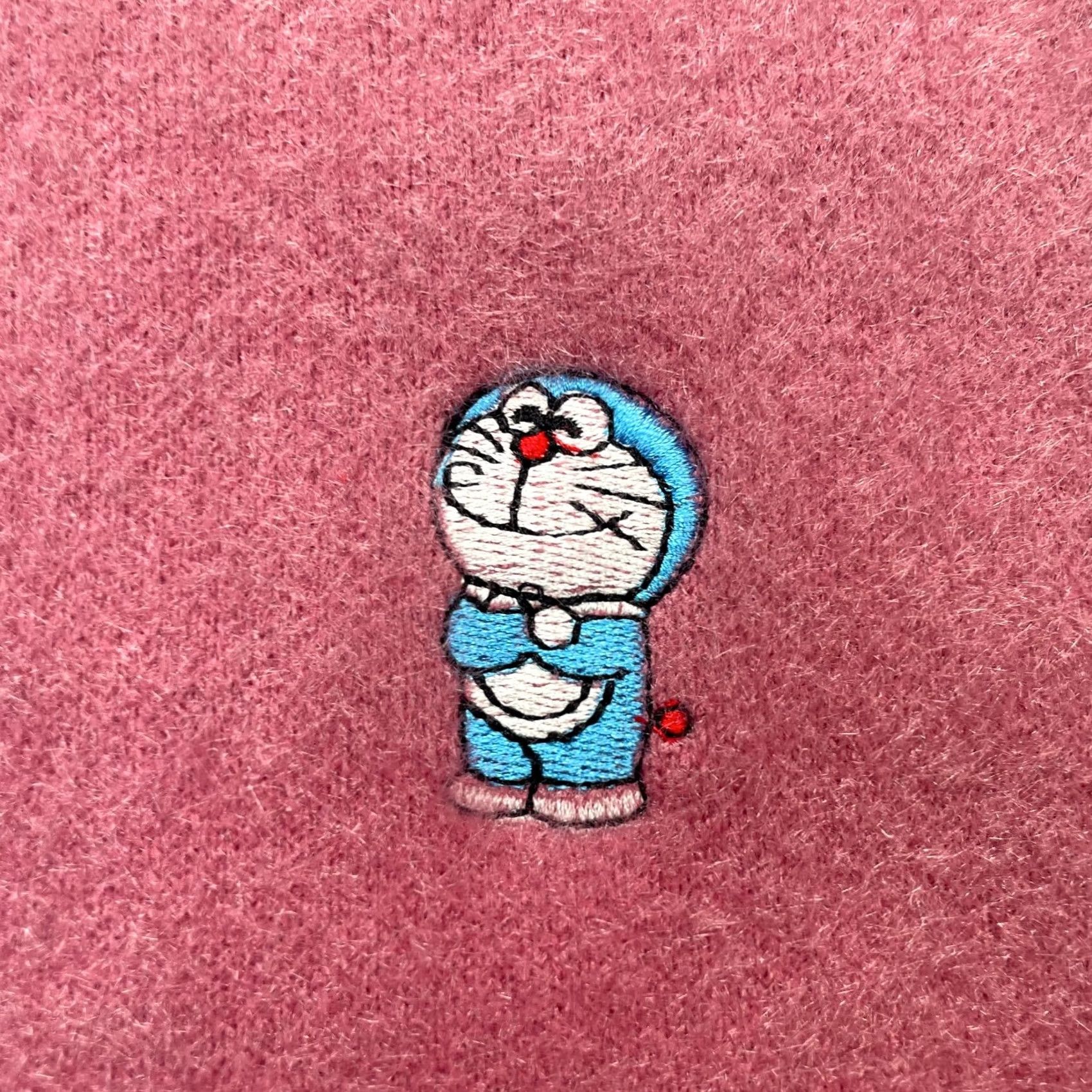Pinko Womens Sweater Pink Embroidered Tight Knit Pullover Anime Cartoon Designer S Size S / US 4 / IT 40 - 4 Thumbnail