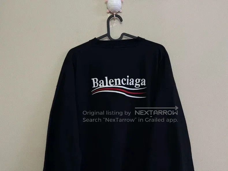 Balenciaga Balenciaga Black Embroidered Long Sleeve. Size US L / EU 52-54 / 3 - 5 Thumbnail