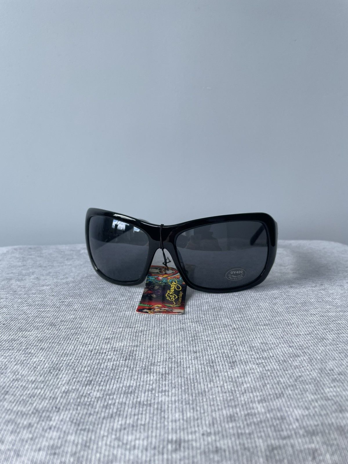 Ed Hardy × Vintage Ed Hardy Christian Audigier Vintage Y2k Black Sunglasses Size ONE SIZE - 2 Thumbnail