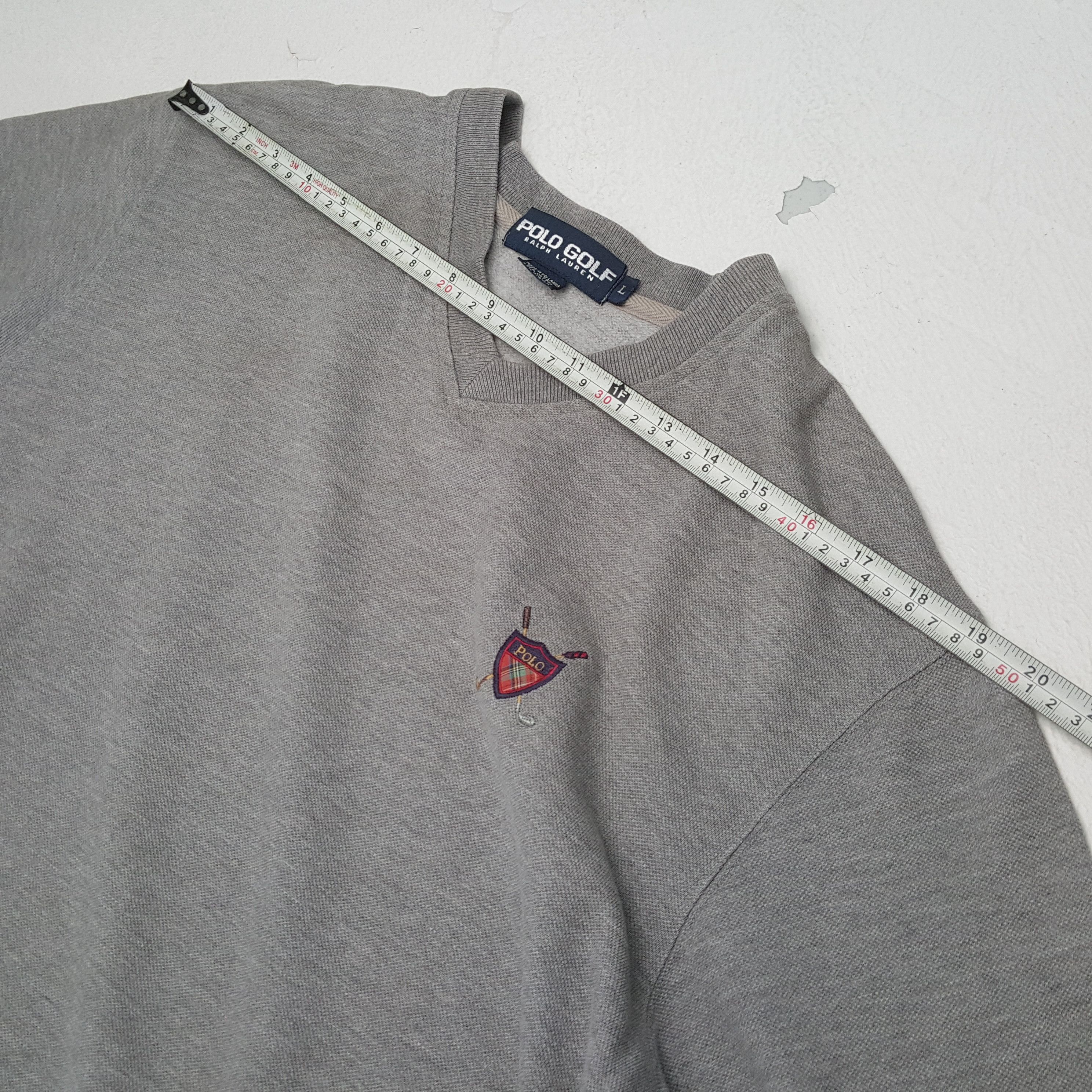 Polo Ralph Lauren × Vintage POLO GOLF by RALPH LAUREN Small Design Sweatshirt Size US L / EU 52-54 / 3 - 4 Thumbnail