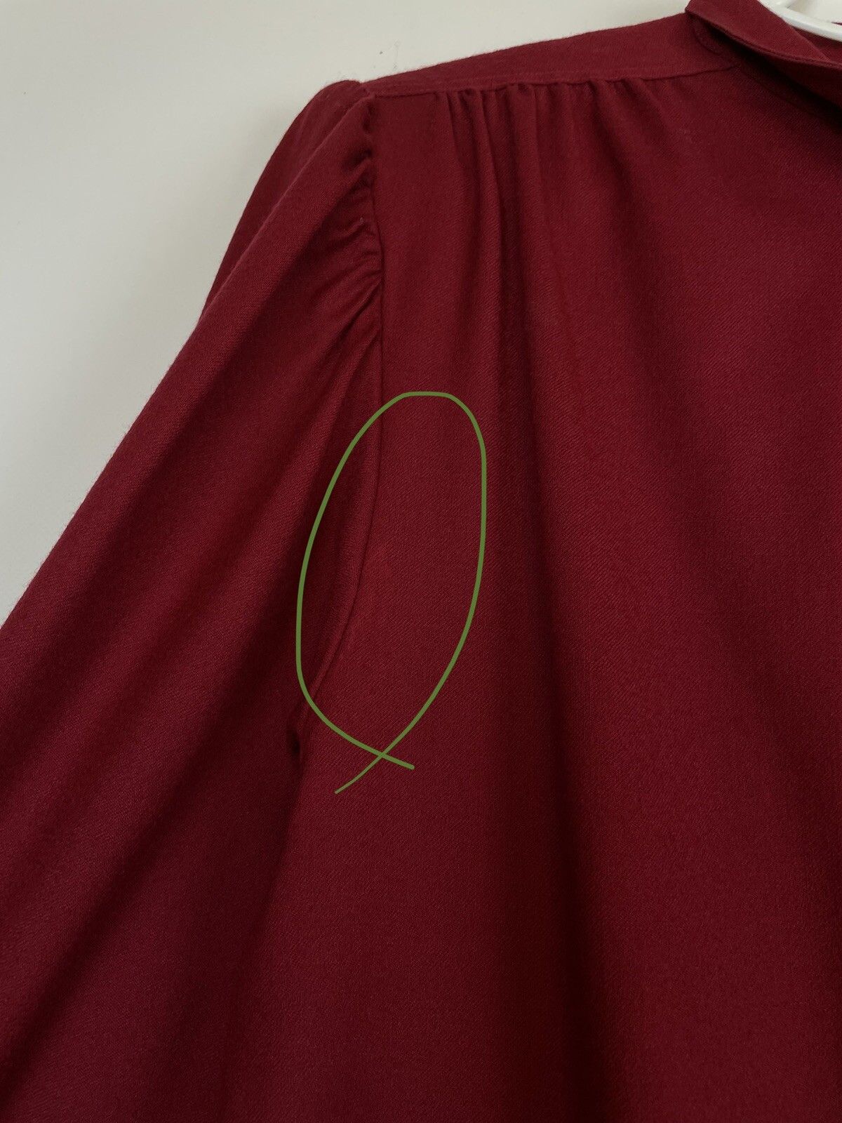 Yves Saint Laurent Vintage Yves Saint Laurent Variation Wool Blend Dress France Size S / US 4 / IT 40 - 12 Thumbnail