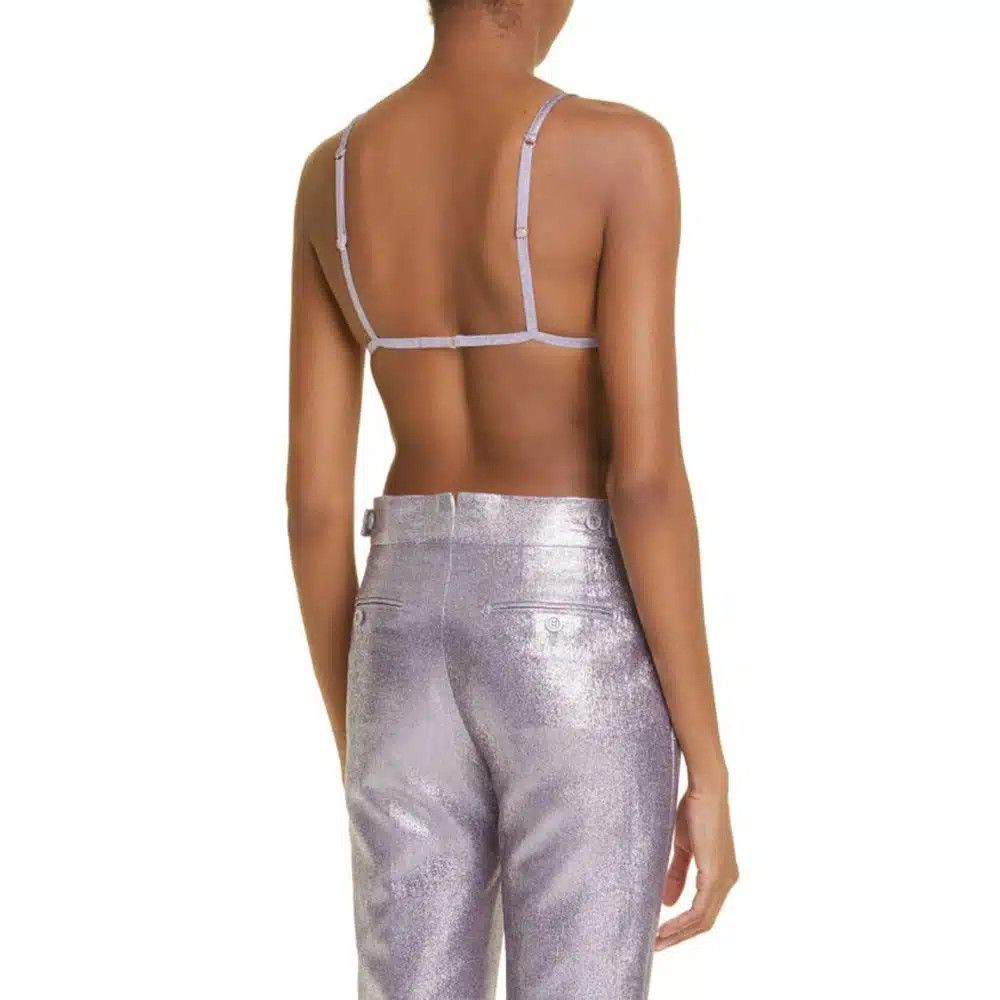 Tom Ford o1loc1c1124 Size: 40 BR0039 Iridescent Bra in Light Violet Size ONE SIZE - 3 Thumbnail