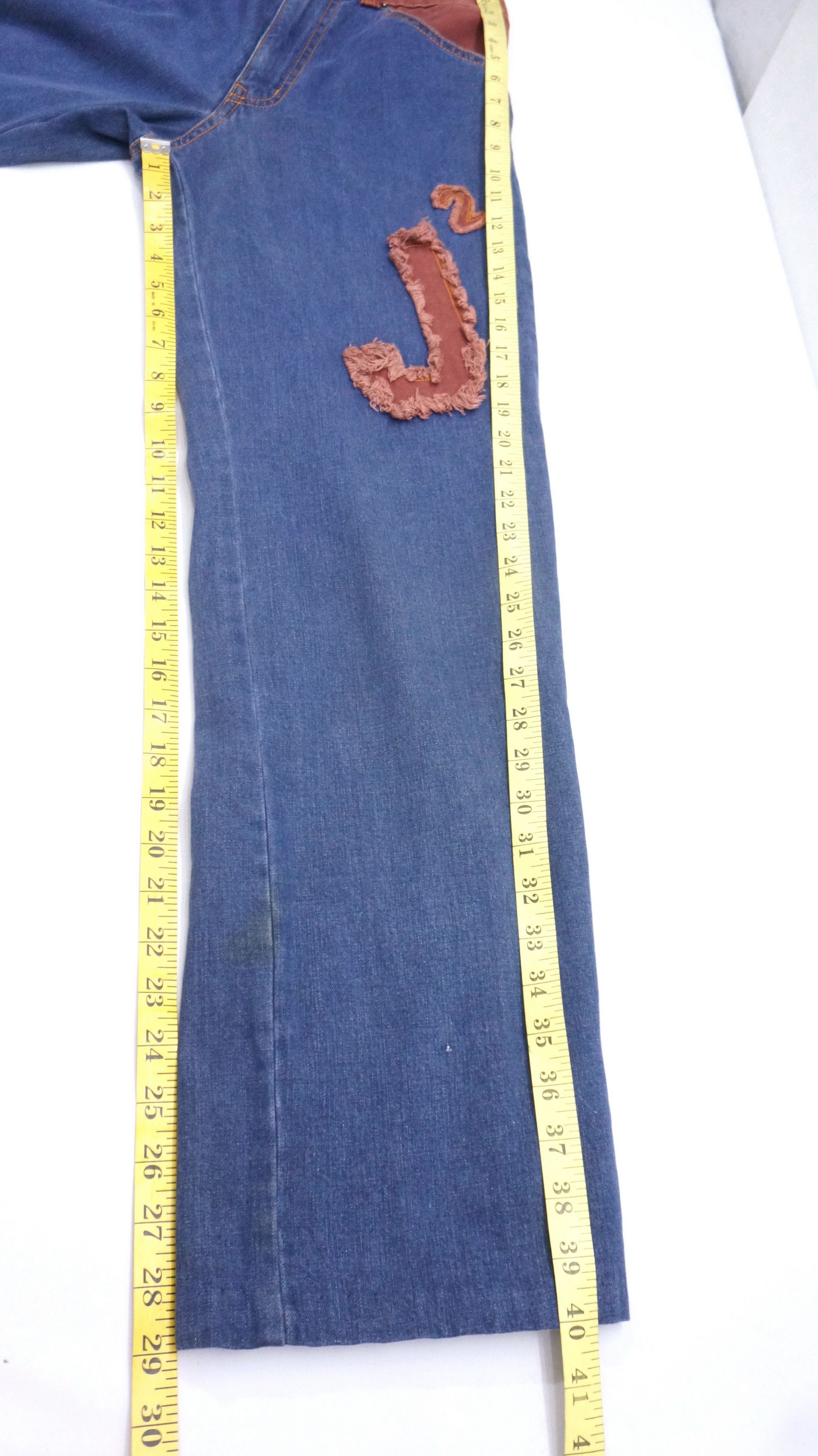 Hysteric Glamour 💥 Rare Mr Junko J2 Star Patch Two Tone Vintage Pants Size US 27 - 9 Thumbnail