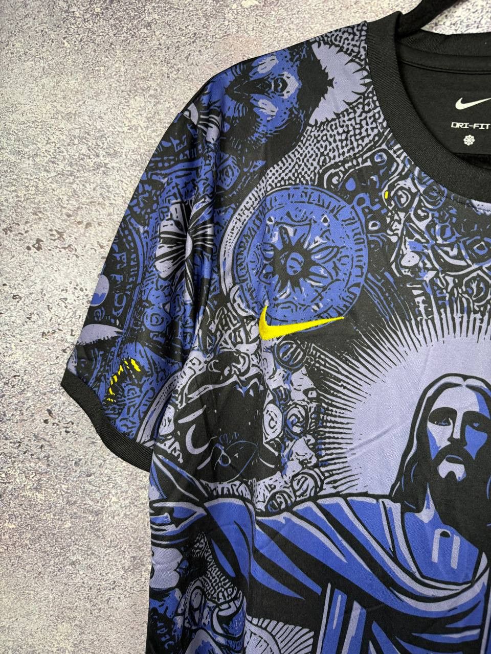 Other Brazil Rio de Janeiro Jesus AOP Fan Soccer Jersey Blokcore Size US L / EU 52-54 / 3 - 4 Thumbnail