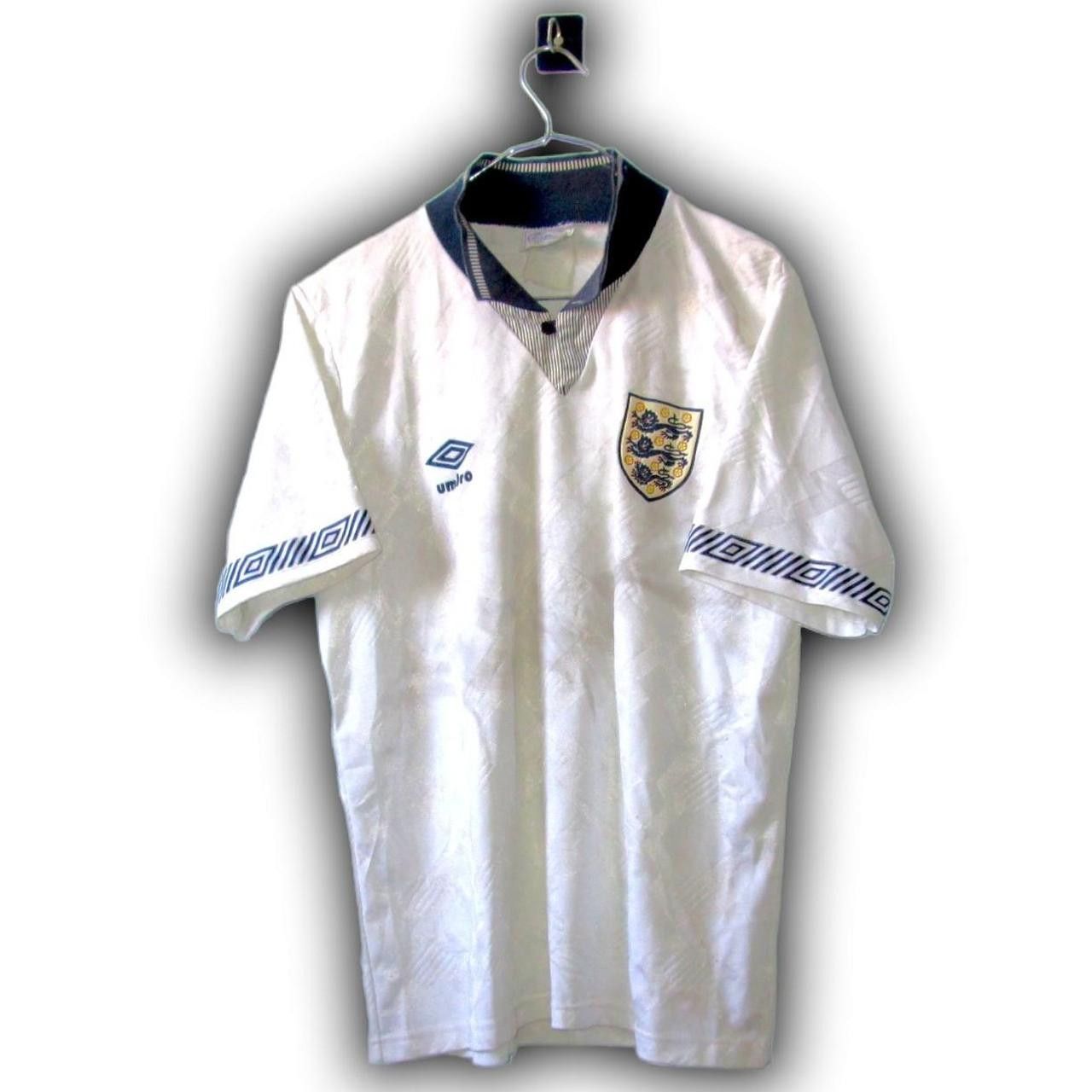 Umbro England 1990 1991 1992 Euro Home Shirt Jersey Size US S / EU 44-46 / 1 - 1 Thumbnail