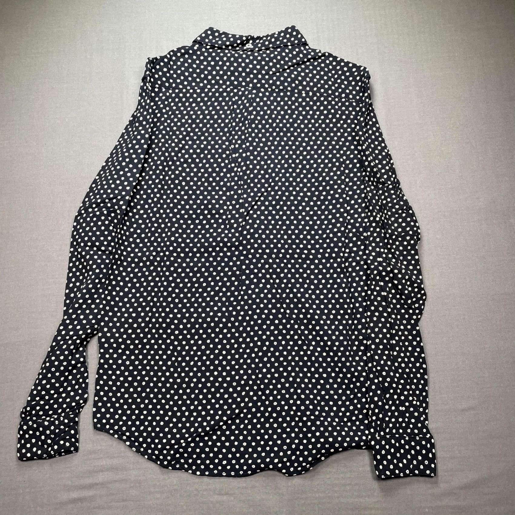 Rhythm Rhythm Shirt Mens M black Dot Long Sleeve Button Up Cotton Print Size US M / EU 48-50 / 2 - 7 Thumbnail